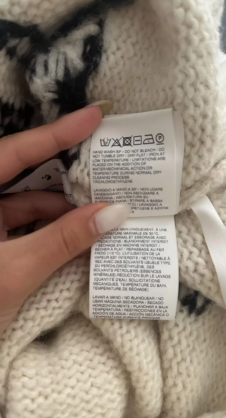 Off-White Sweaters Off-White Off White Knit Sweater