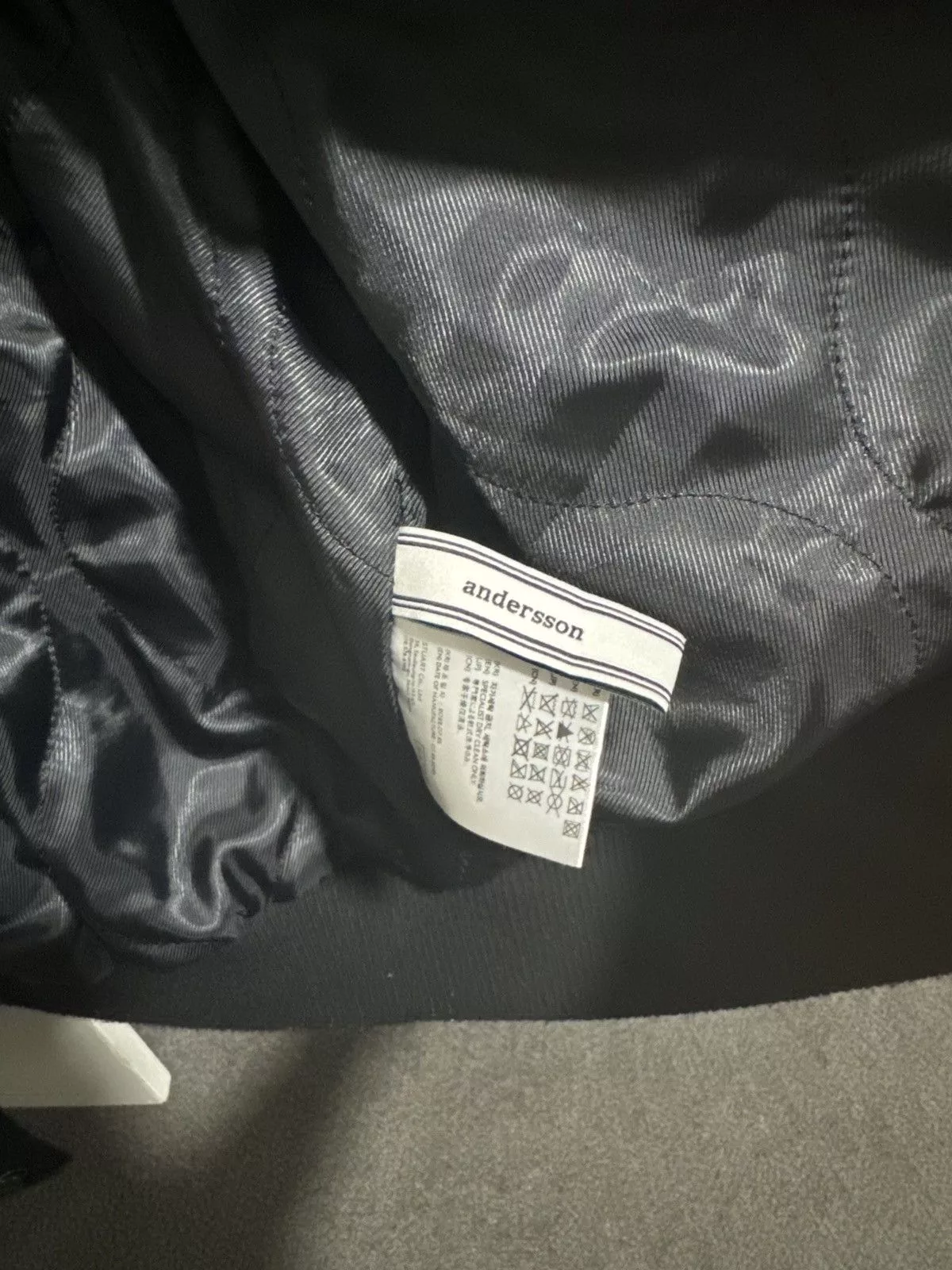 Andersson Bell Light Jackets Andersson Bell Anderson Bell Contrast stripe varsity jacket Black