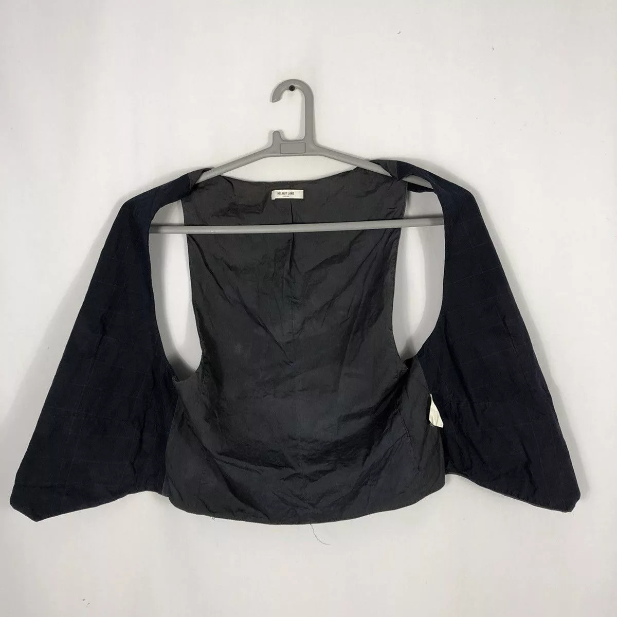 Helmut Lang Vests ❤️Authentic❤️Helmut Lang Dark Splash Abstract Buttons Vests Blue