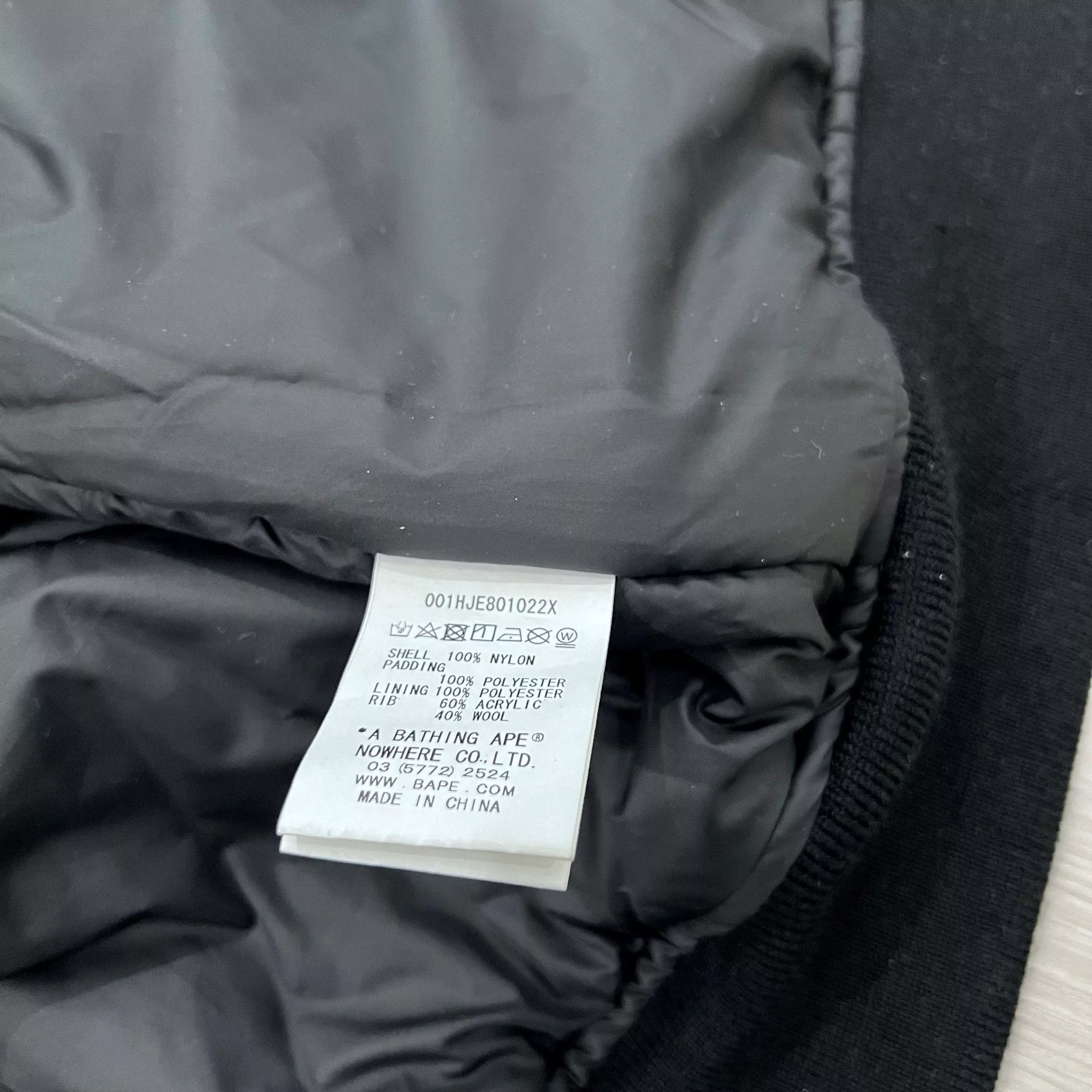Bape Bombers BAPE 1st Camo Half MA-1 Split Bomber Jacket Multi