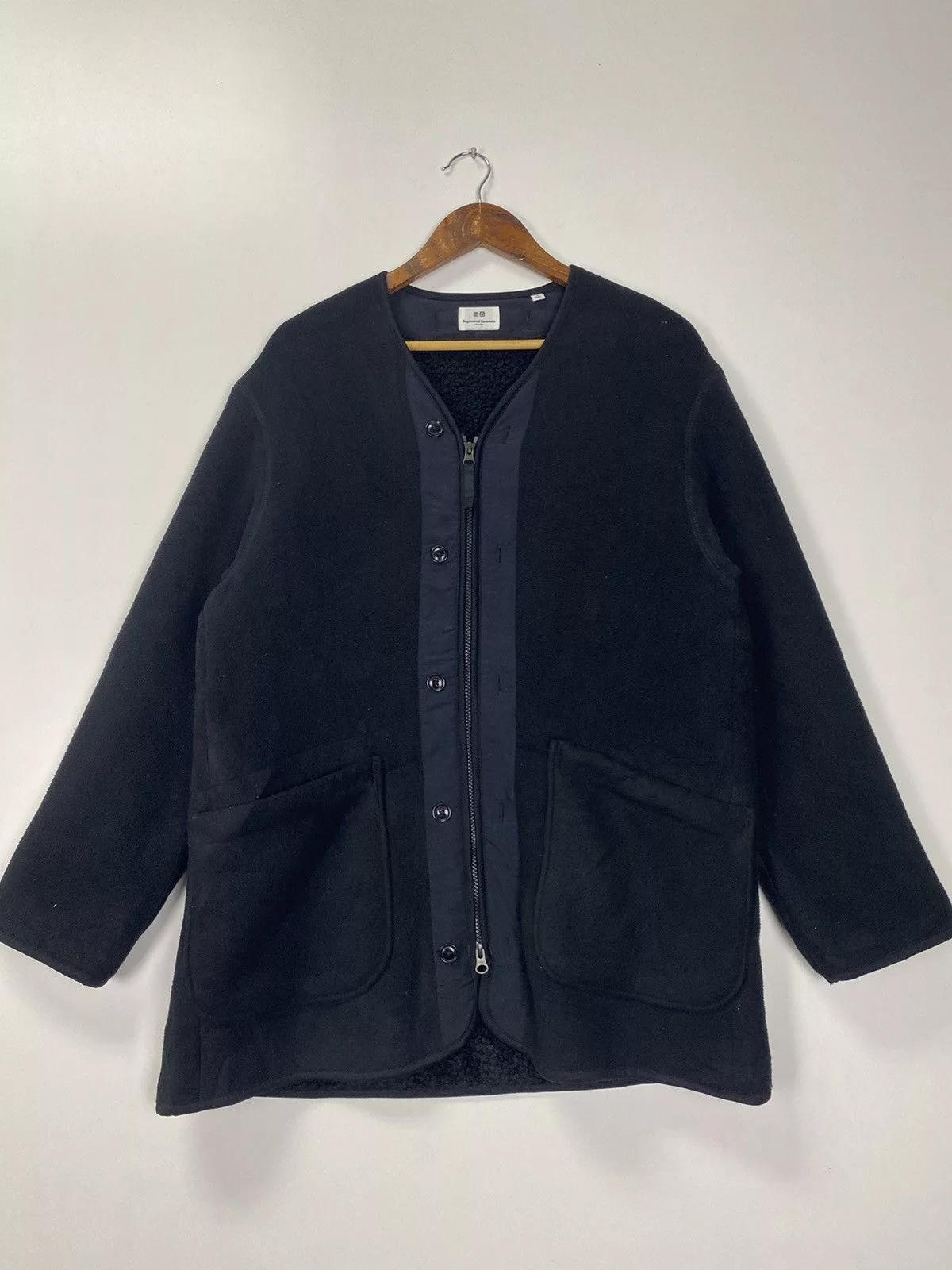 Engineered Garments Light Jackets Engineered Garments × Uniqlo Uniqlo Engineered Garments Zipper Jacket Black