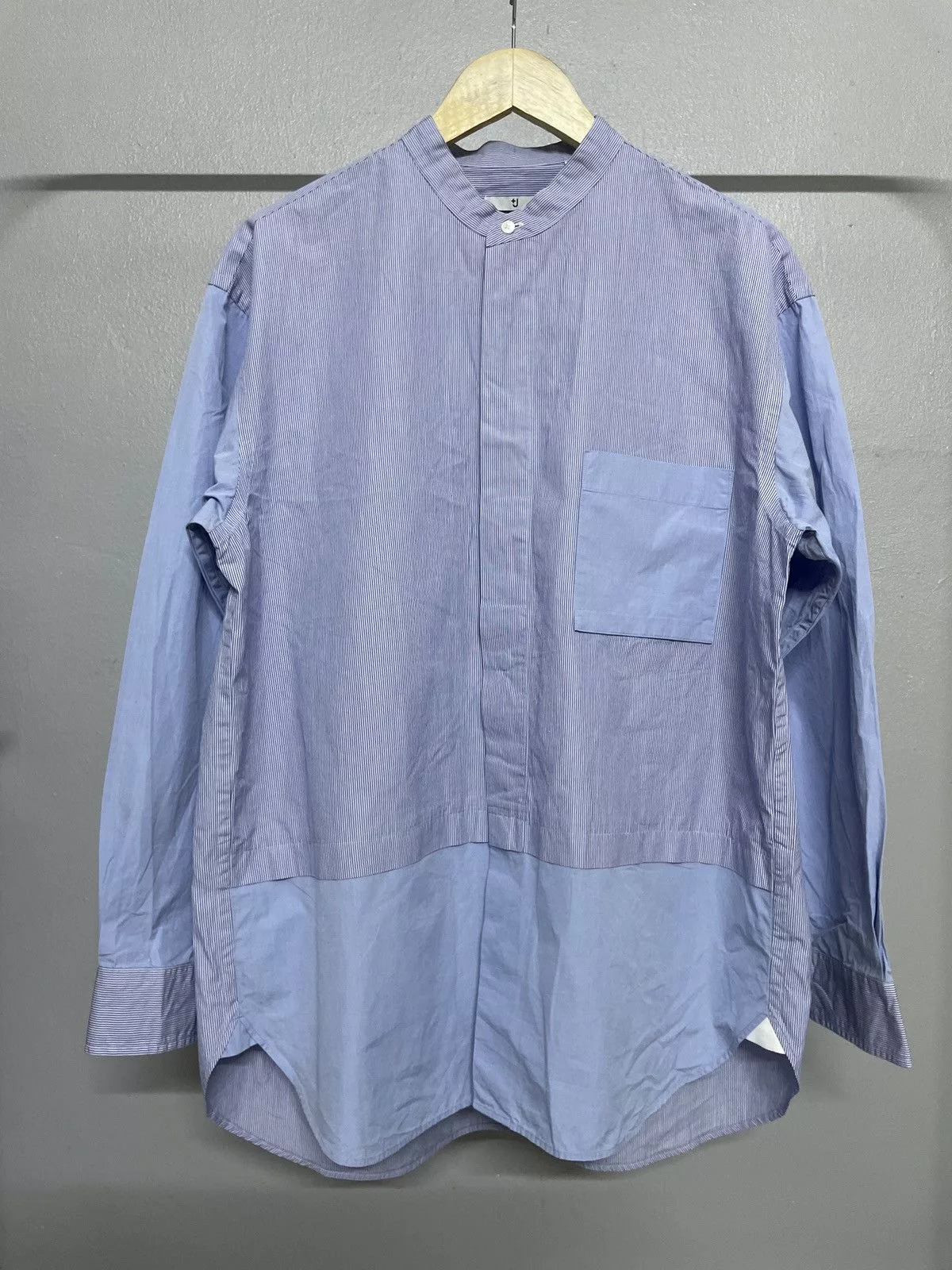 Jil Sander Shirts Button Ups Jil Sander × Uniqlo ‼️Hearing offer‼️JilSander x Uniqlo rare Design💥 Blue