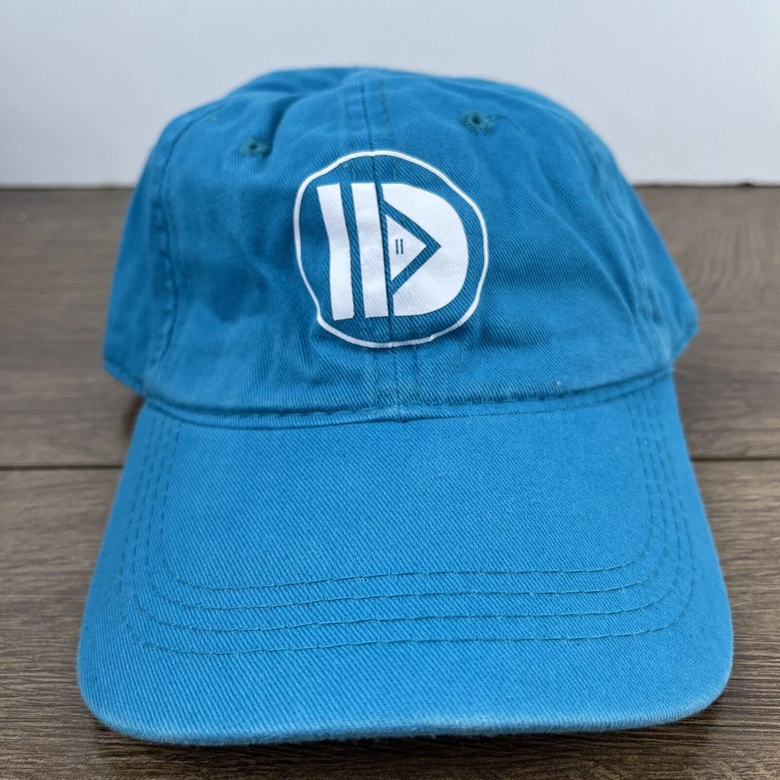 Other Hats Other Pause Play Hat Blue Hat Adjustable Blue Adult Size Hat
