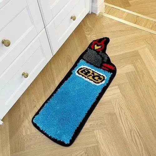 Handmade Miscellaneous Handmade Blue Lighter Art Rug Multi