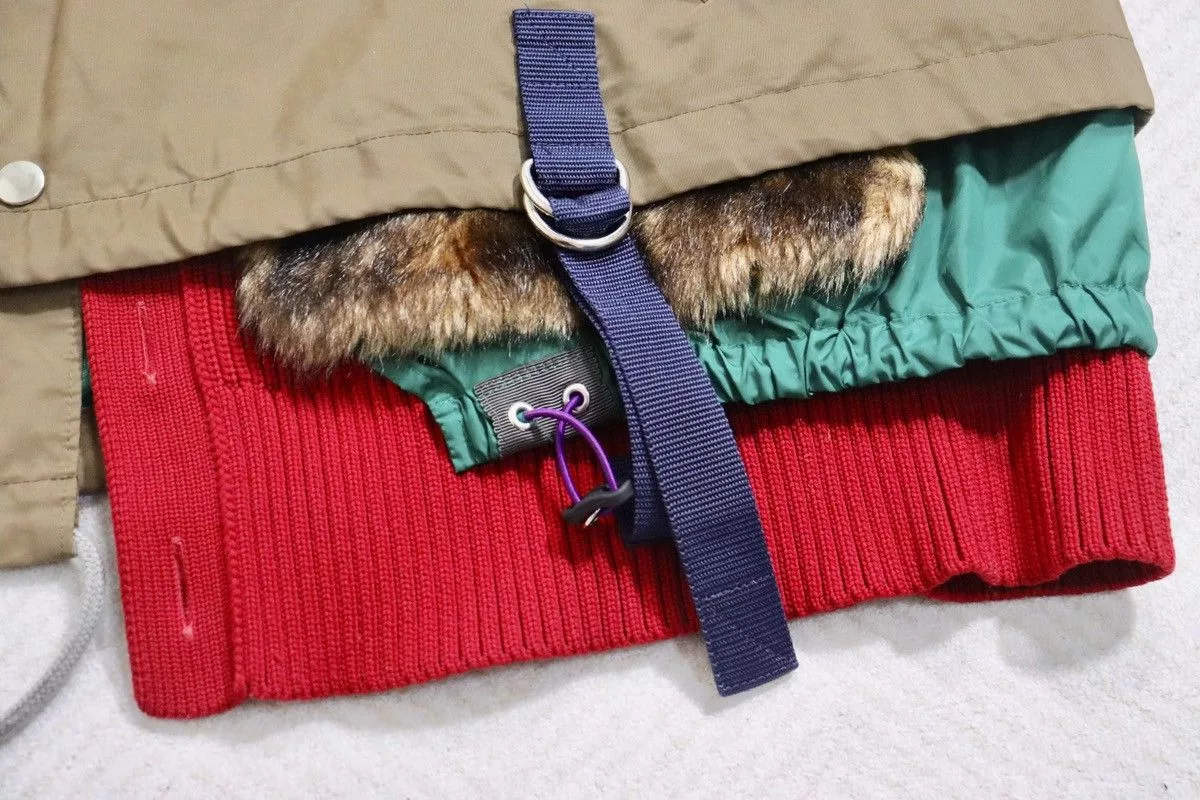 Kolor Light Jackets Kolor 21aw Patchwork Jacket/Coach Jacket Brown
