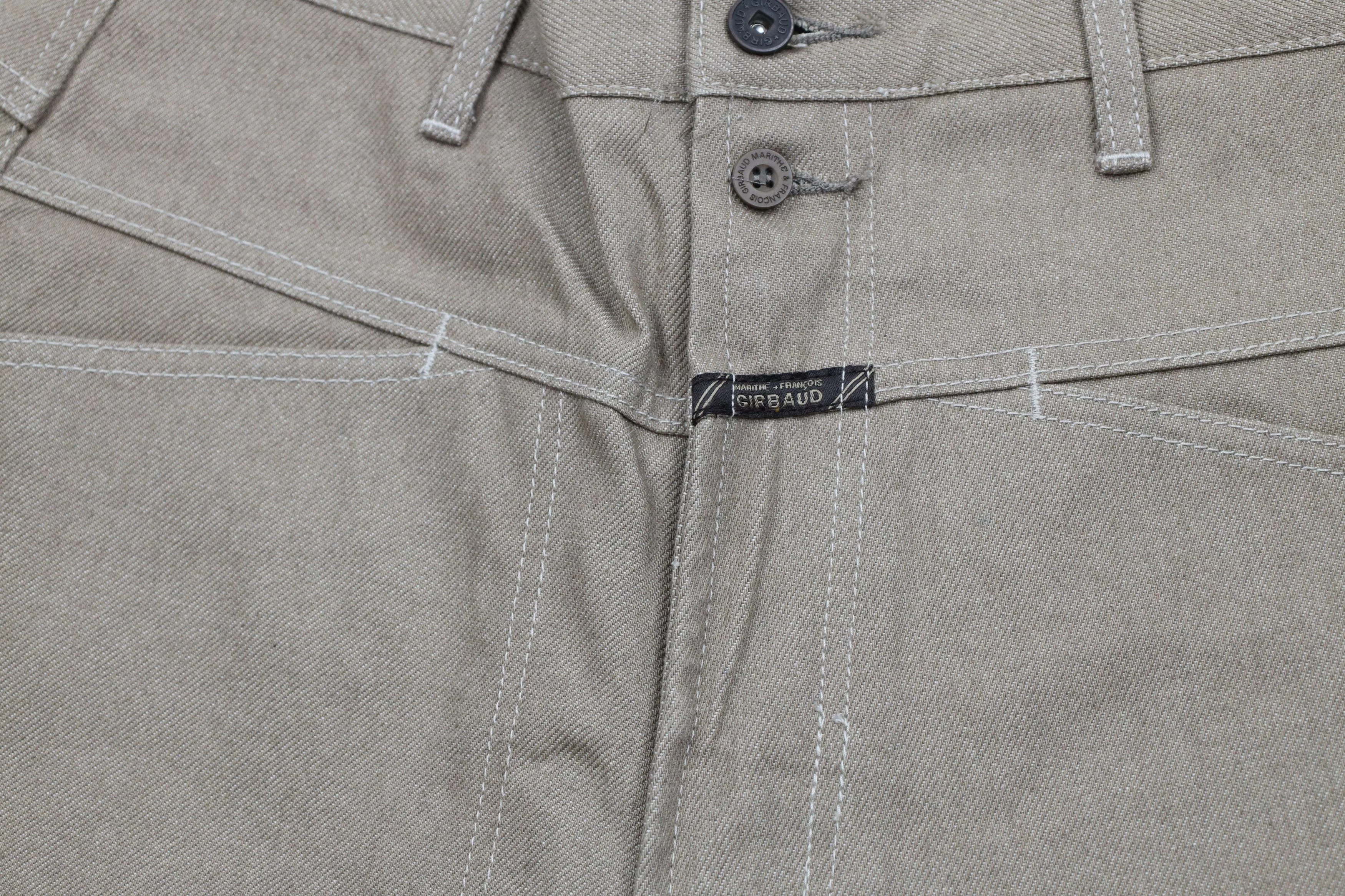 Marithe + Francois Girbaud Shorts Marithe + Francois Girbaud × Vintage NOS Vintage 90s Marithe Francois Girbaud Denim Jean Shorts Beige
