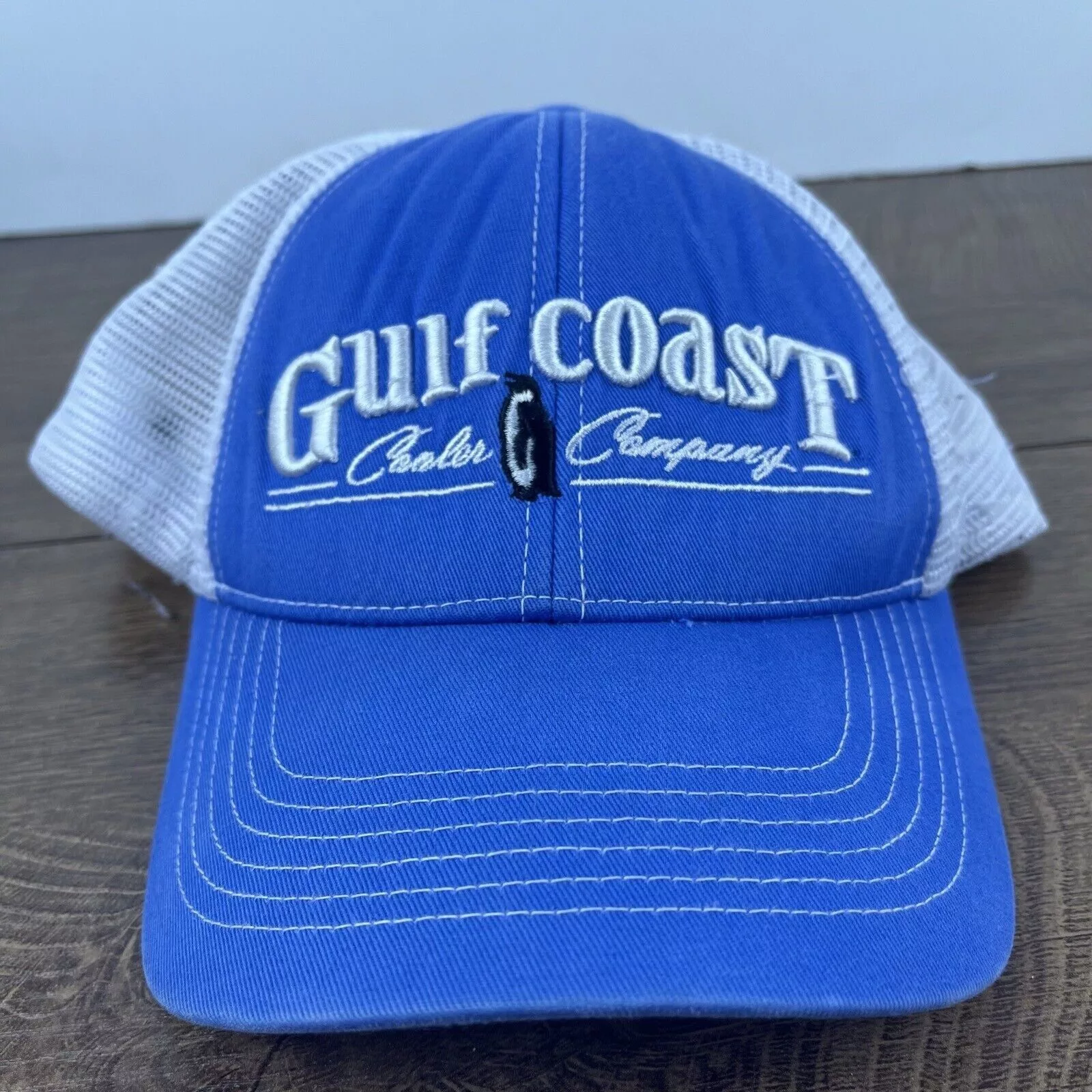 Other Hats Other Gulf Coast Cooler Company Hat Snapback Hat Blue Adjustable H