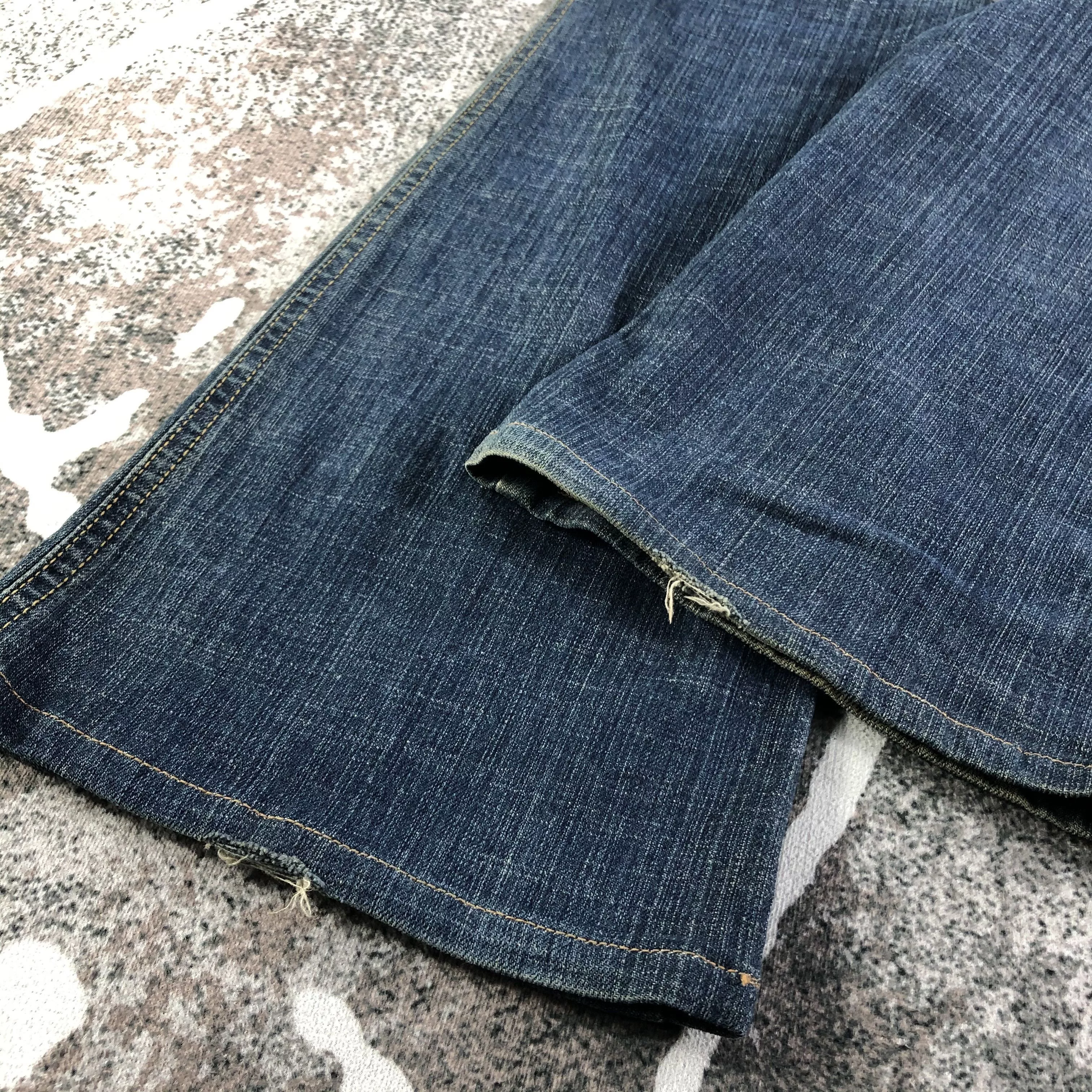 Japanese Brand Denim Japanese Brand × Vintage Et Boite Jeans Flared Denim Blue