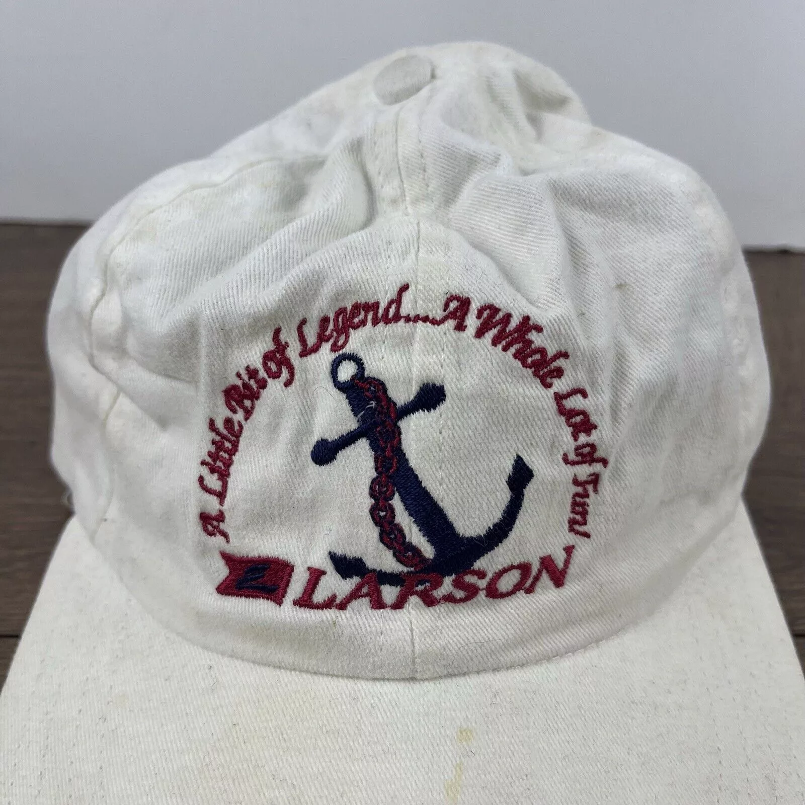 Other Hats Other Larson Hat Larson Adjustable Hat White Hat Adjustable White