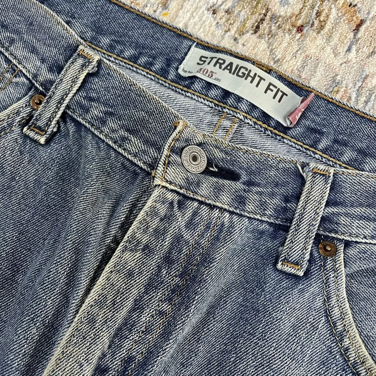 Levi's Denim Custom Levi's 505 8 Ball Blue