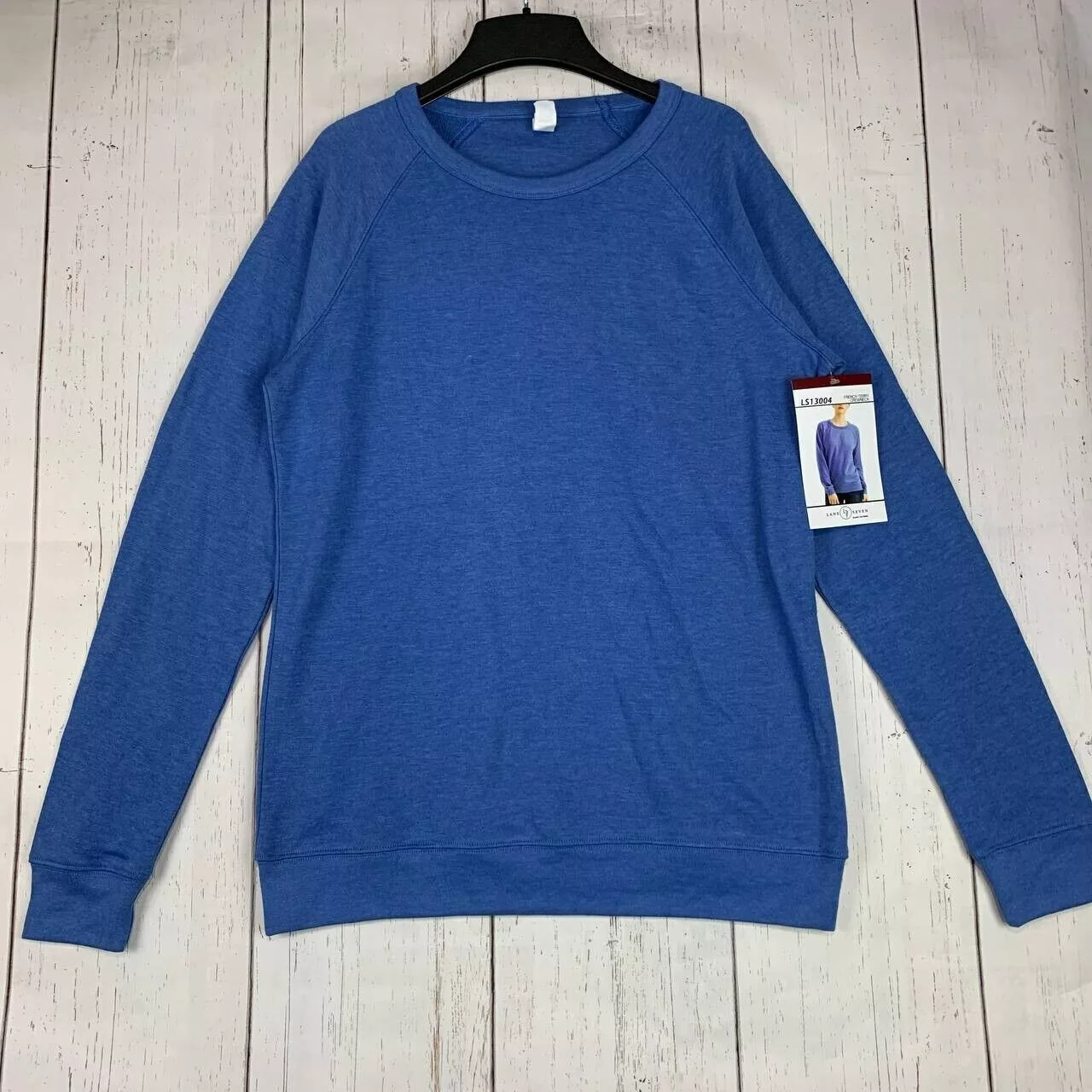 Other Sweaters Other Lane Seven Large Pullover Sweater Blue New Women