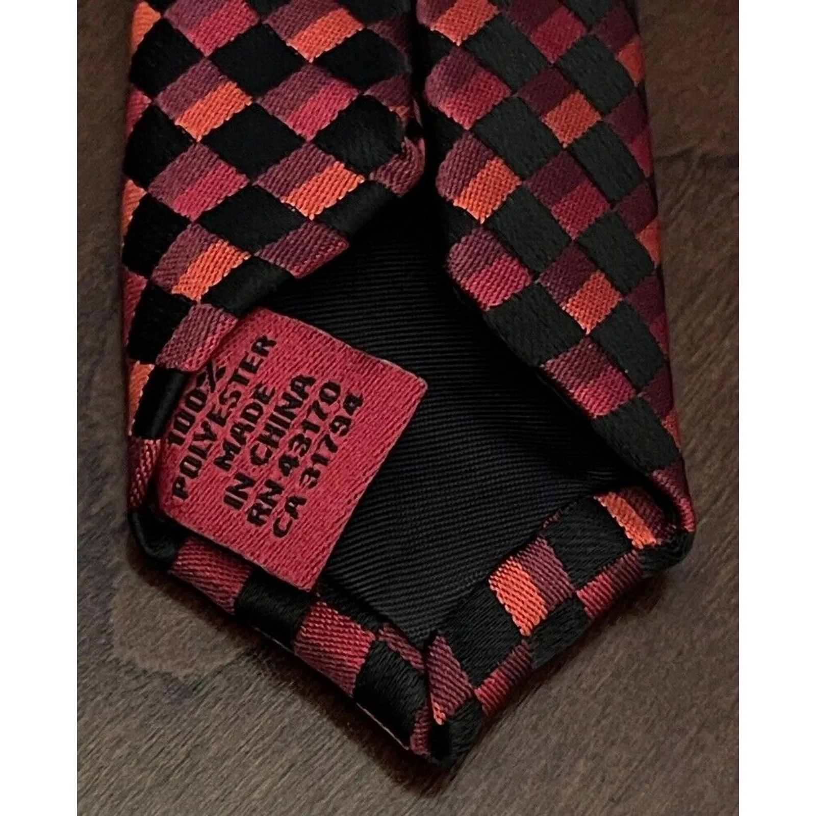 Alfani Ties Pocketsquares Alfani 100% Polyester Men’s Neck Tie Made In China Multi