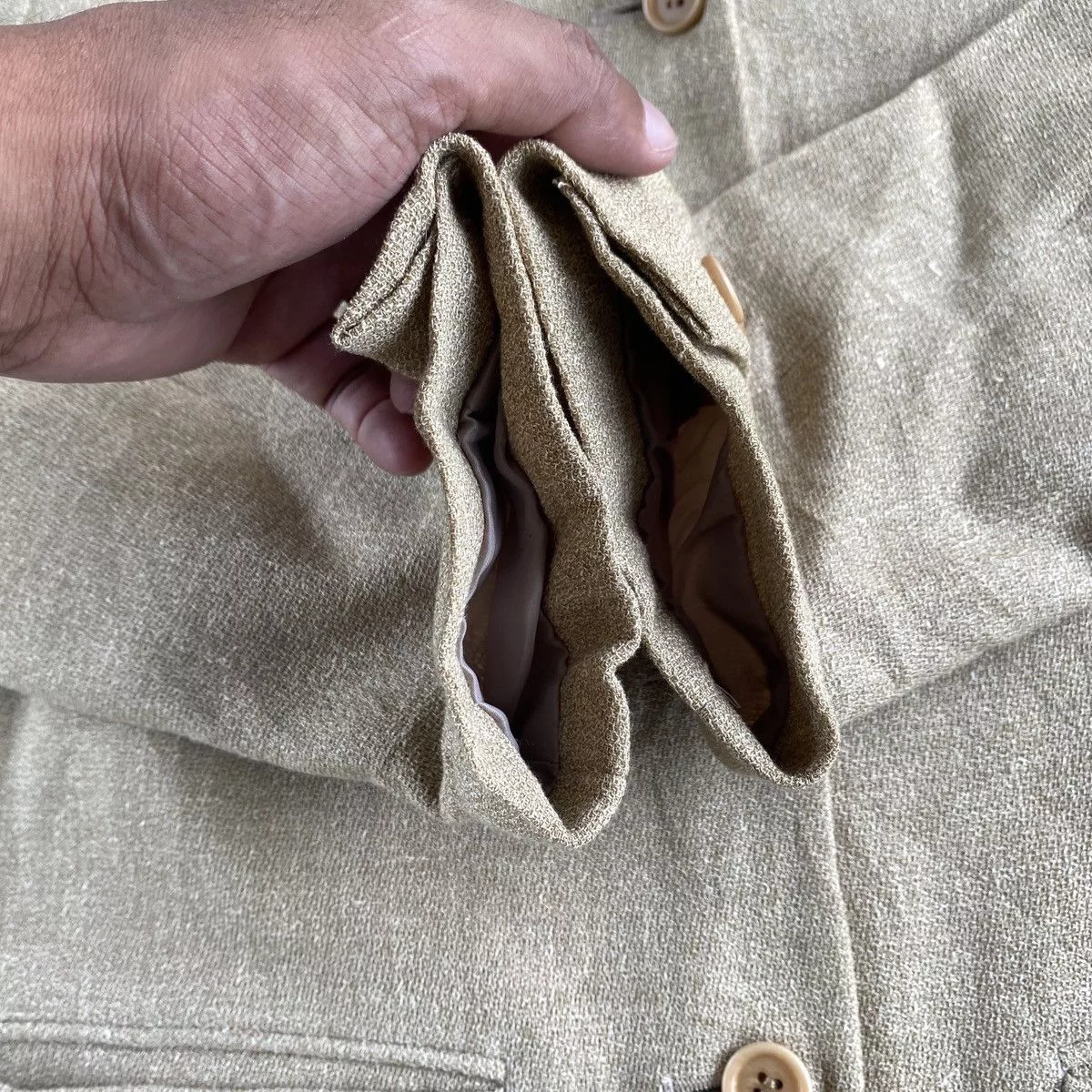 Calvin Klein Light Jackets Calvin Klein × Designer Calvin Klein Double Breasted Blazer Brown