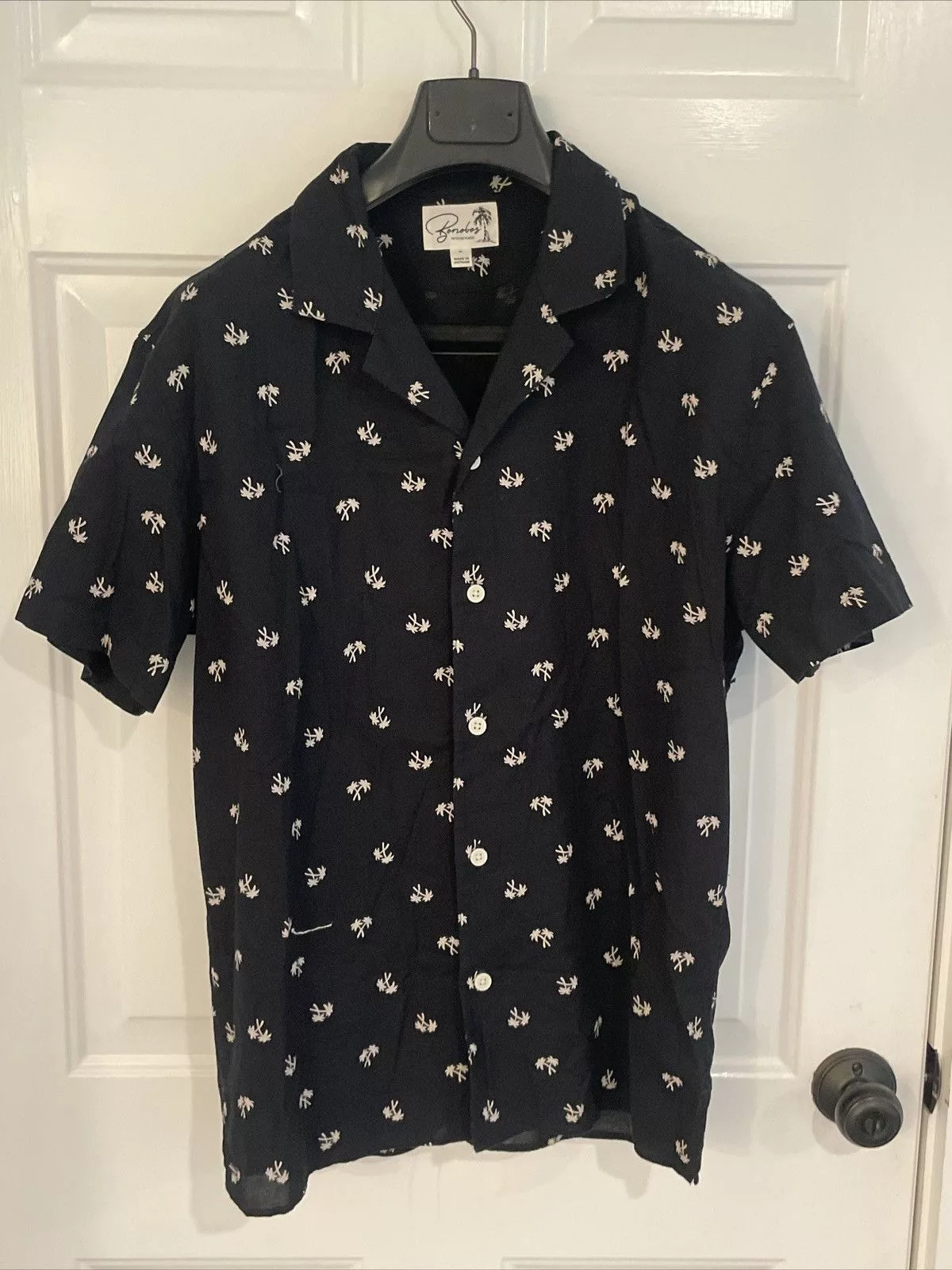 Bonobos Shirts Button Ups Bonobos Camp Collar Button Up Shirt Blue