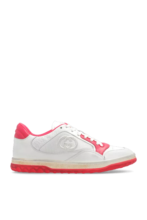 Gucci Low Top Sneakers Gucci os11x0624 "MAC80" Sneakers in Red & White Multi