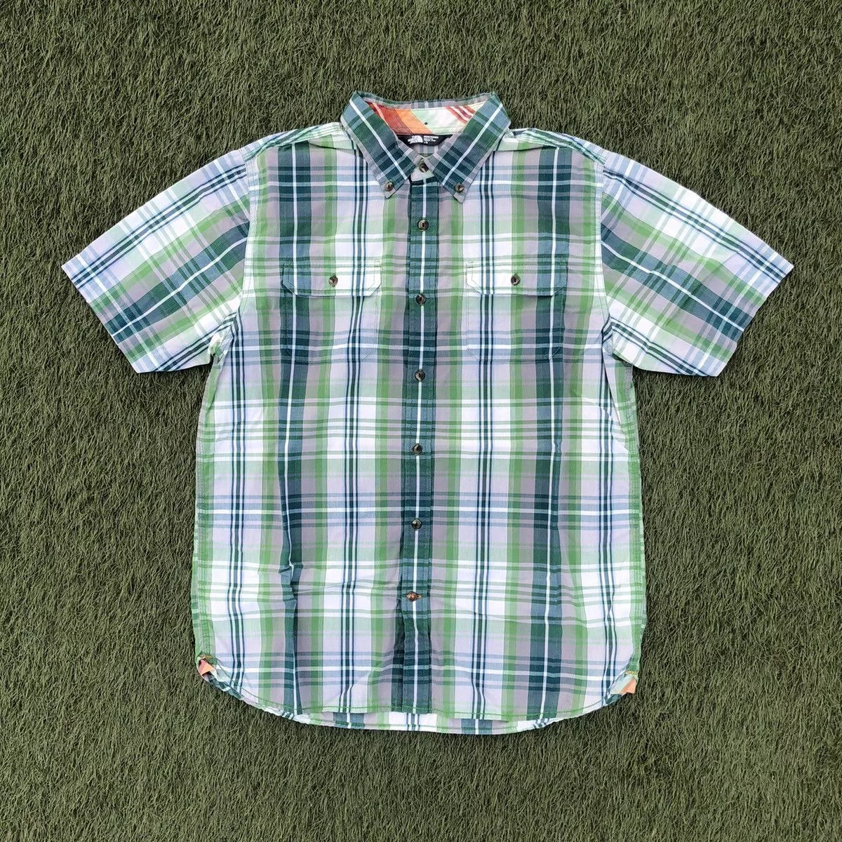 The North Face Shirts Button Ups The north face short sleeve dress shirt White Gorpcore