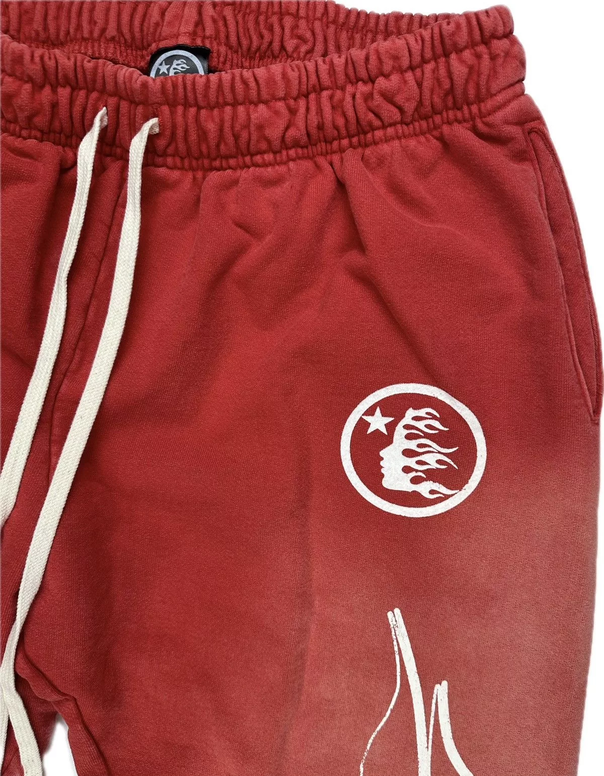 HELLSTAR Sweatpants Joggers Hellstar Flare Sweatpants Red