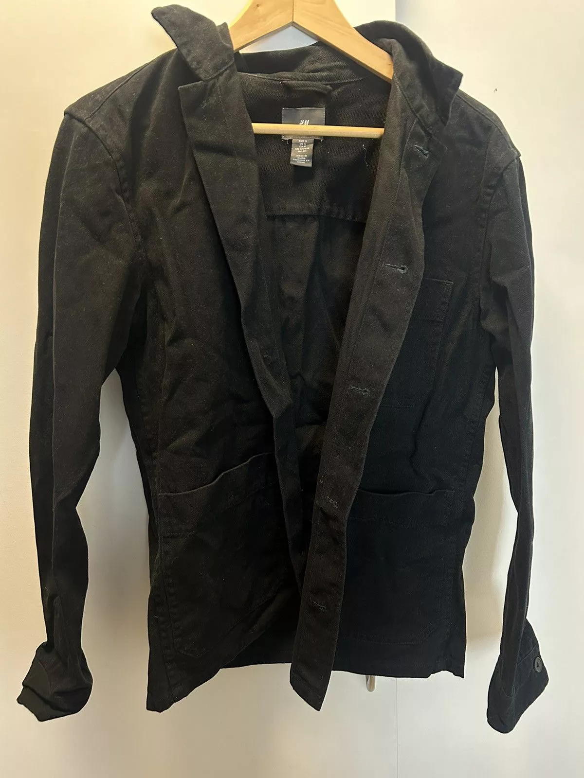 H&M Light Jackets h&m black jacket