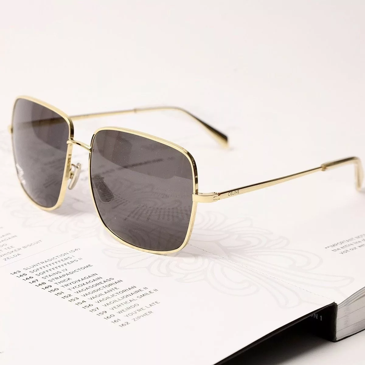 Celine Sunglasses CELINE CL40284U SUNGLASSES Gold