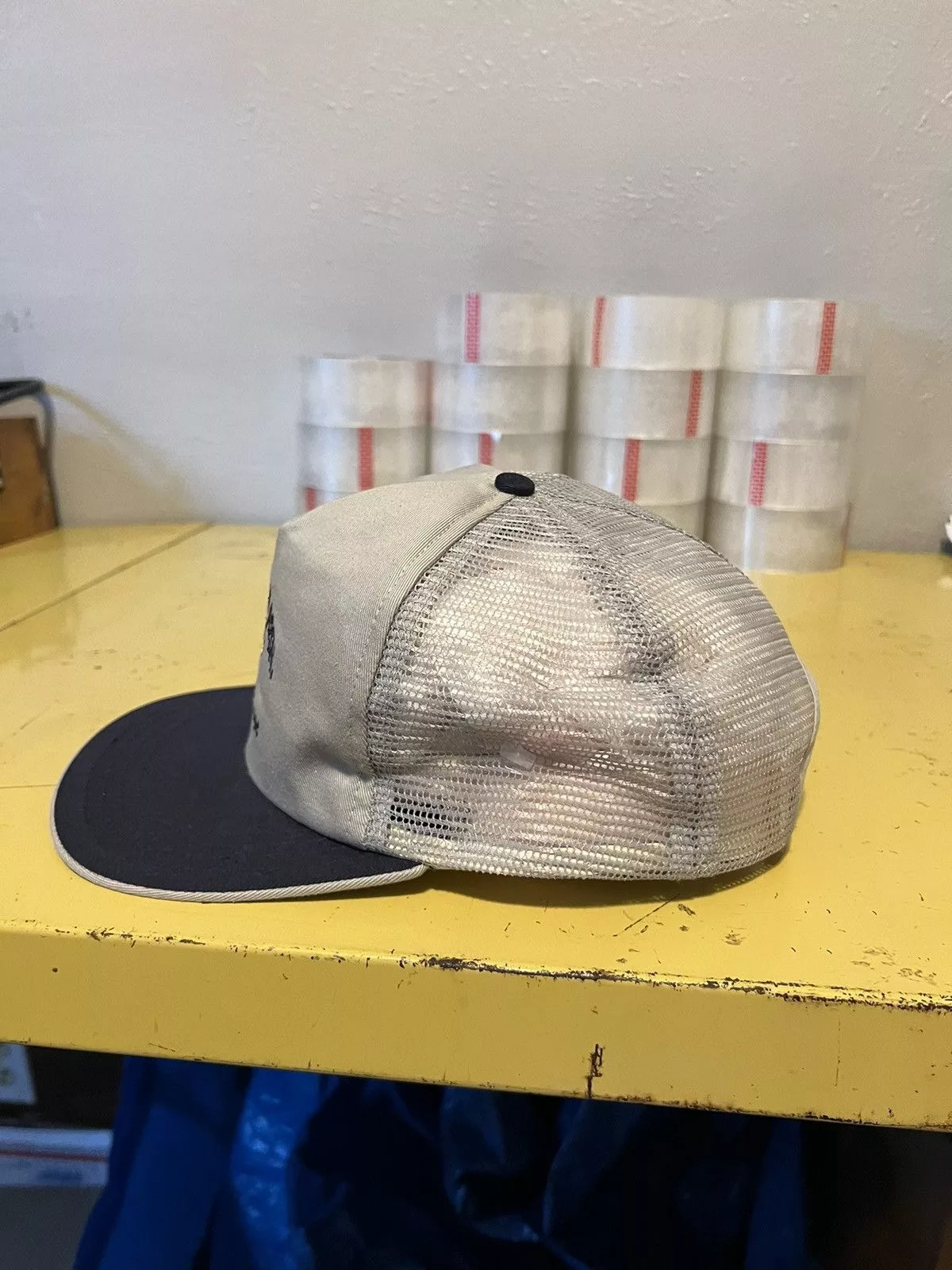 Vintage Hats Vintage Trucker Hat Gray