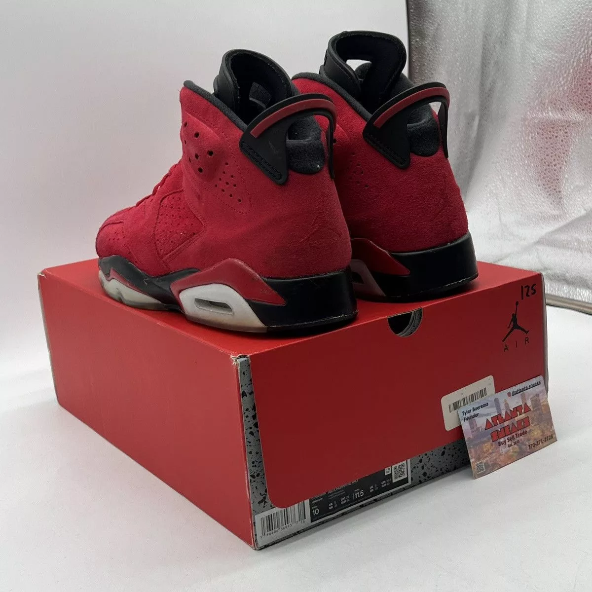 Jordan Brand Hi Top Sneakers Jordan Brand Air Jordan 6 Toro bravo Red