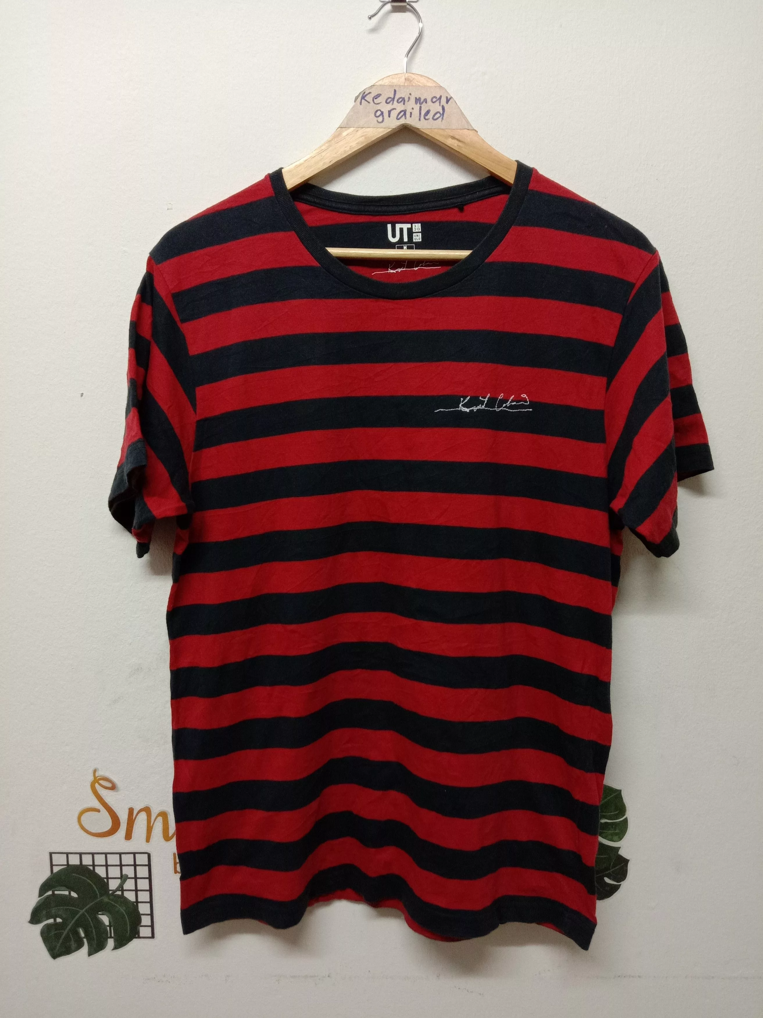 Nirvana Short Sleeve T Shirts Nirvana Kurt Cobain Grunge Style Stripe Tee Multi Vintage