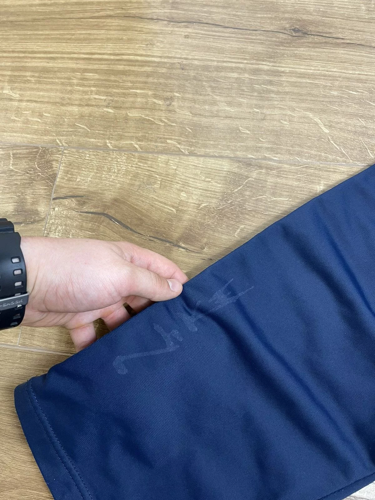 Nike Sweatpants Joggers Nike × Vintage Vintage Nike Y2K Style Blue Drill Side Buttons Sweatpants Streetwear