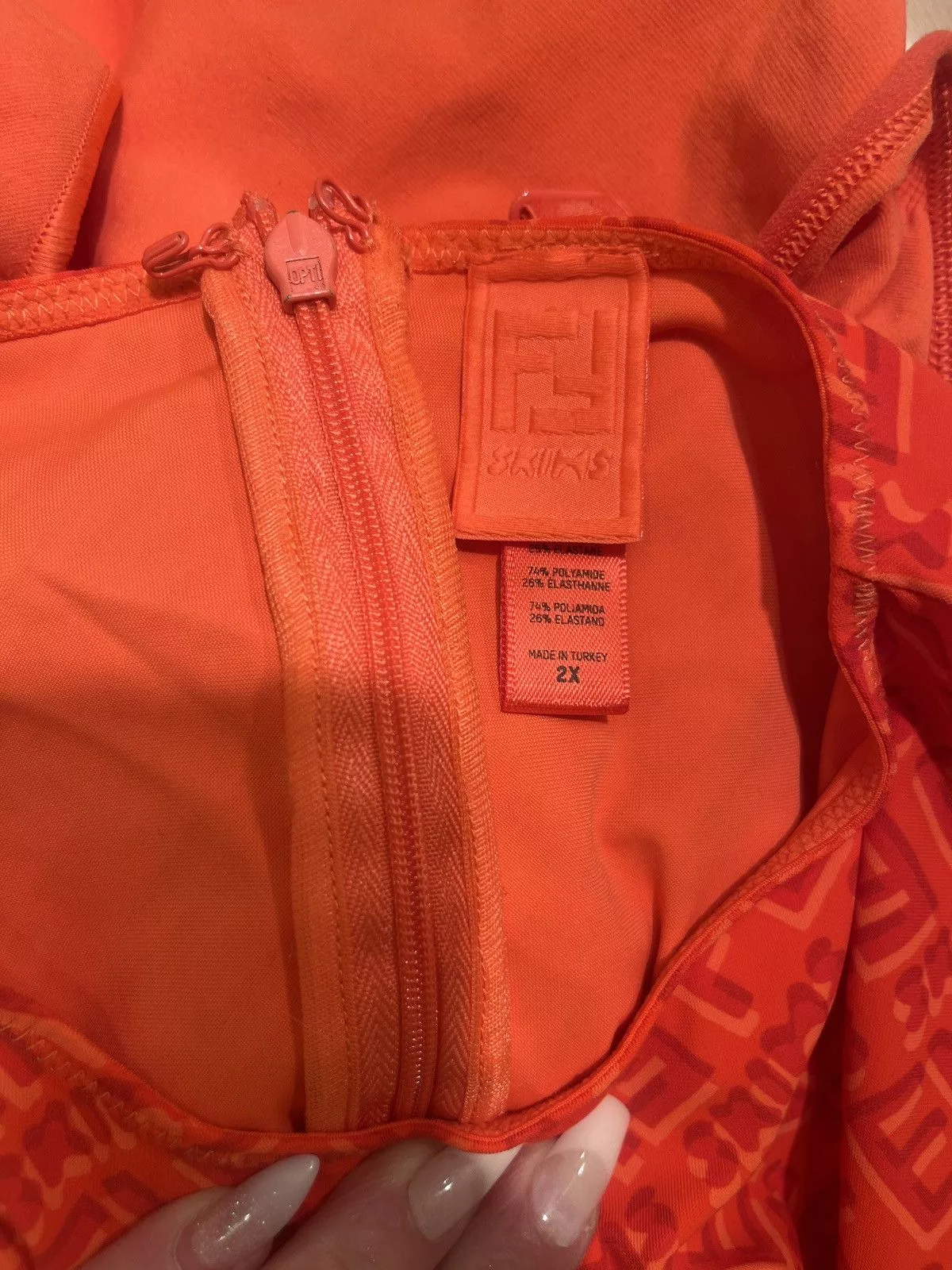 Fendi Jumpsuits Fendi x Skims Romper, worn once Orange