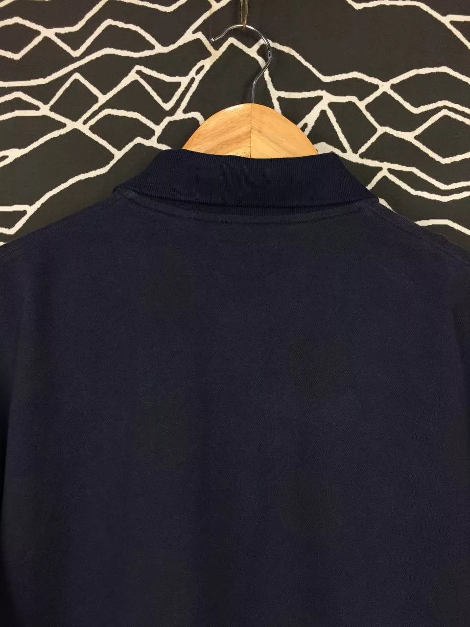 Engineered Garments Polos Engineered Garments × Japanese Brand × Uniqlo Engineered Garments x Uniqlo Pique Printed Polo Tee Blue