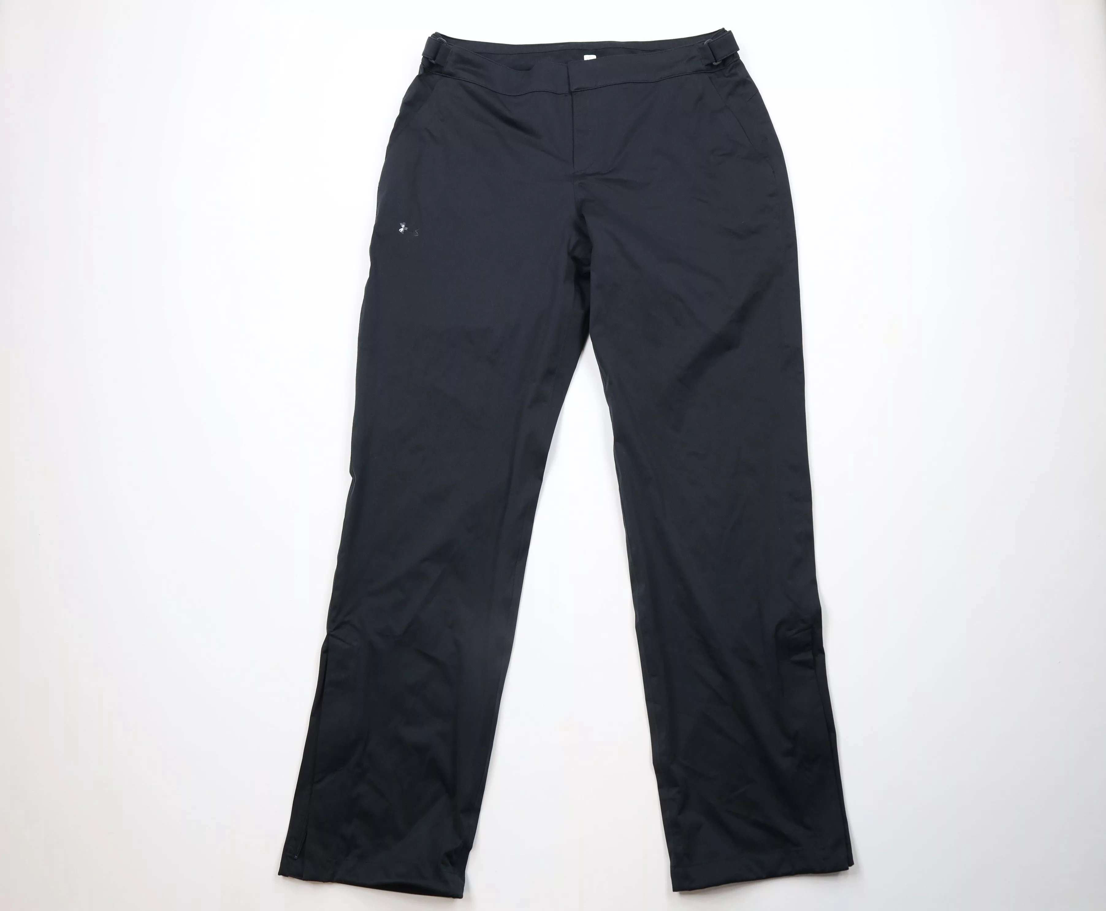 Under Armour Casual Pants Under Armour × Vintage Under Armour Storm Wide Leg Waterproof Rain Golfing Pants Black