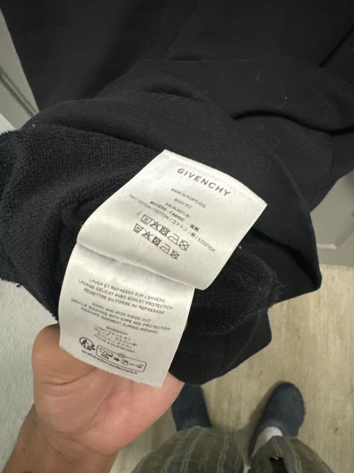 Givenchy Sweaters Knitwear Givenchy Abstract Hoodie Black