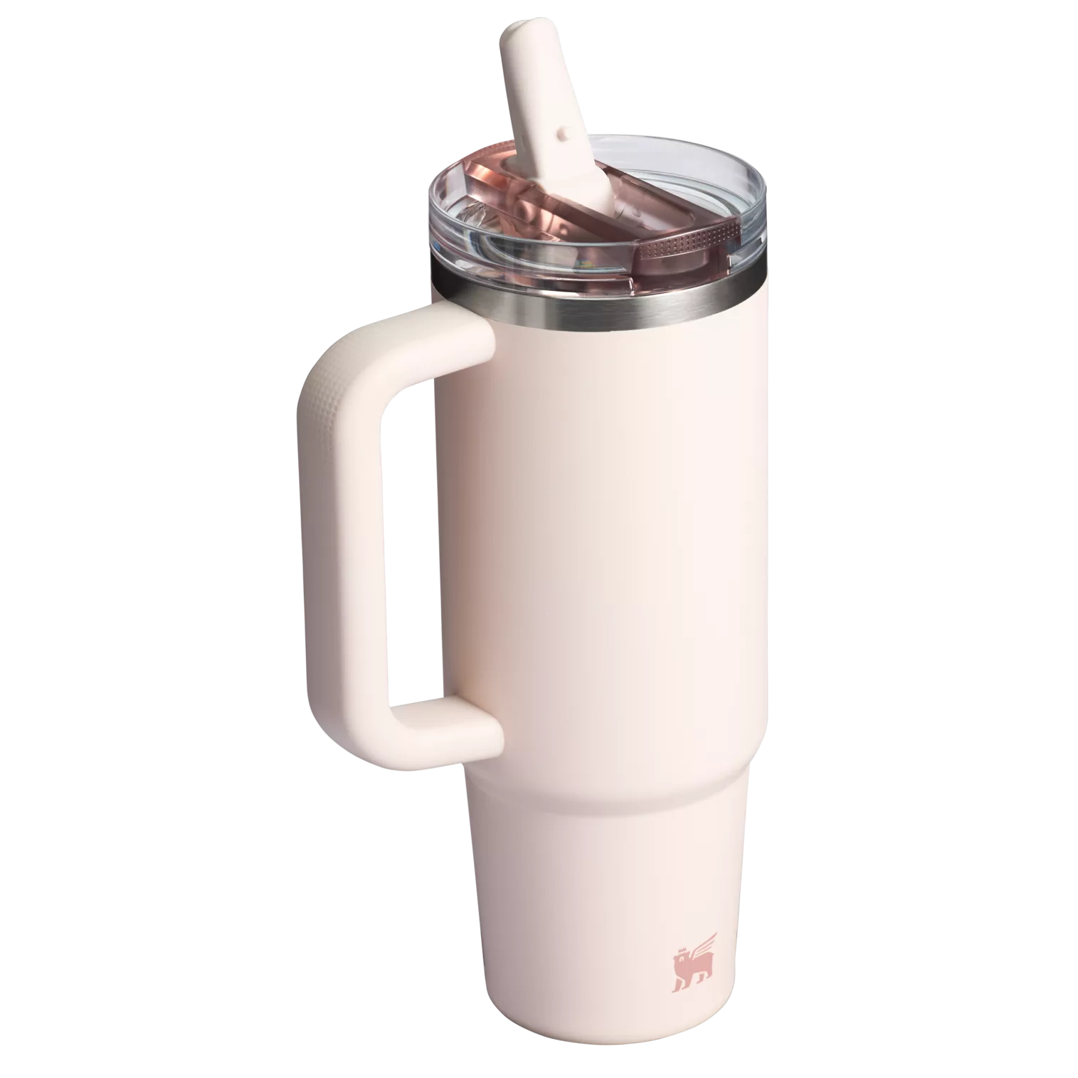 The Stanley Quencher ProTour Flip Straw Tumbler 30 OZ in Rose Quartz