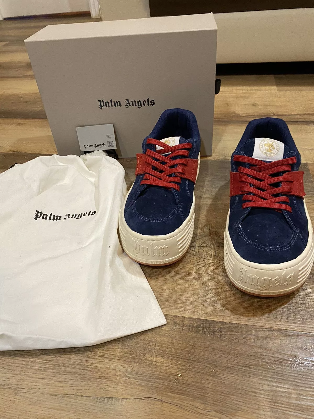 Palm Angels Low Top Sneakers Palm Angels Low Top Sneaker Blue