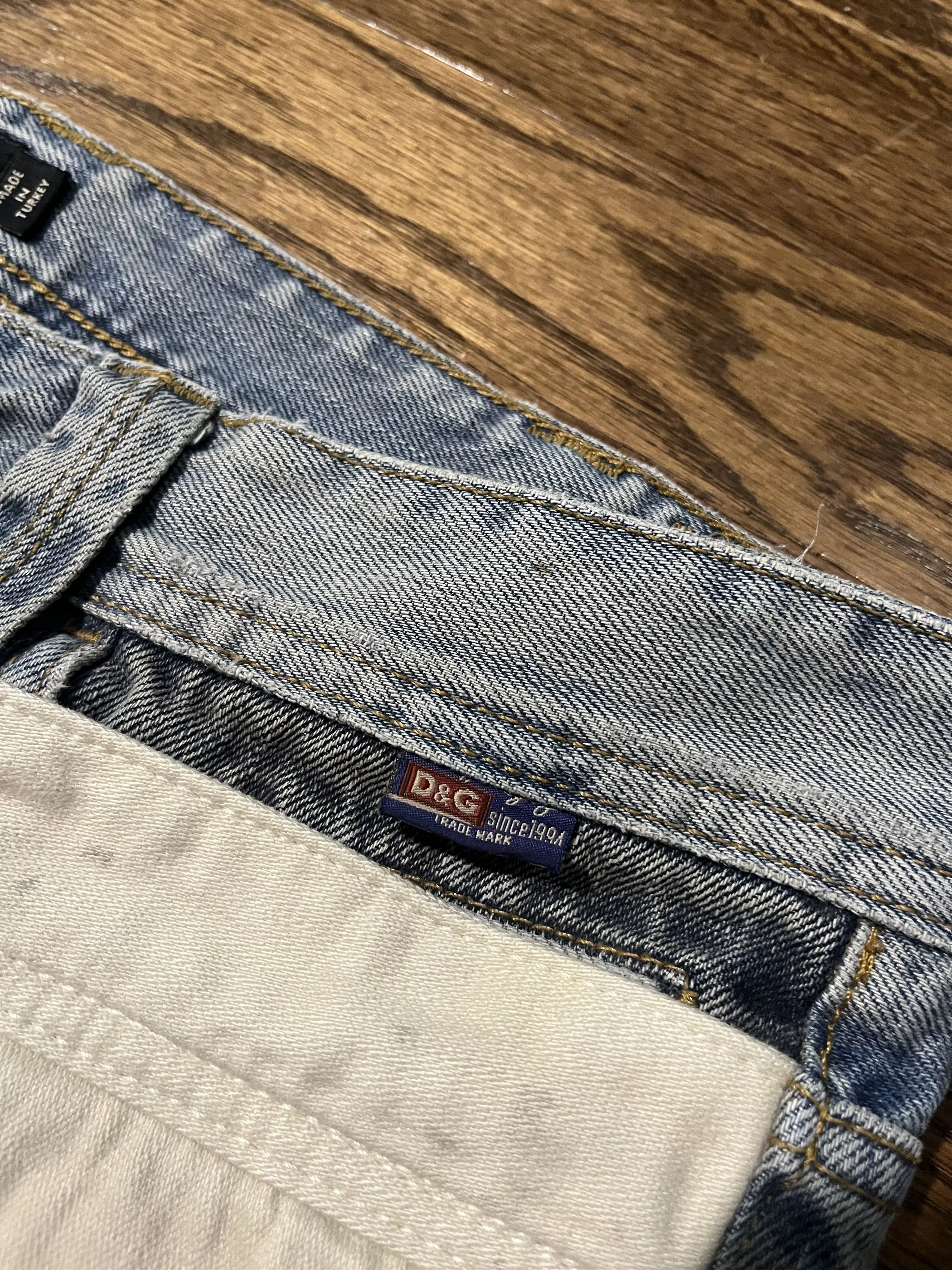 Dolce & Gabbana Denim Dolce & Gabbana Undone Double Layered Jeans Multi