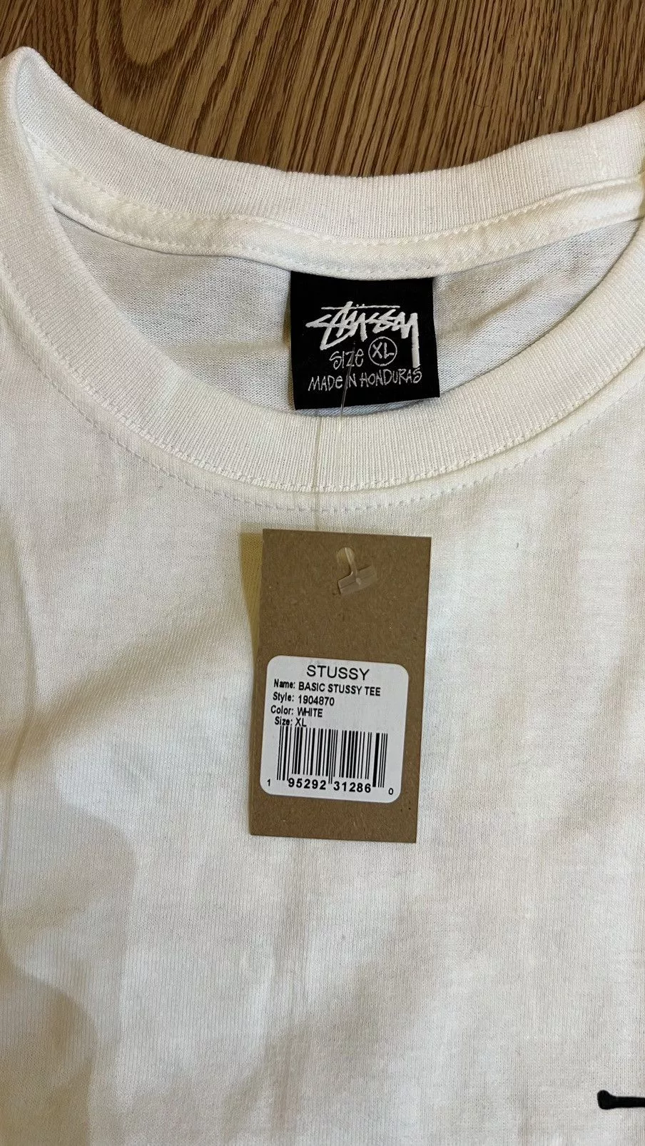 Stussy Short Sleeve T Shirts Stussy basic white tee