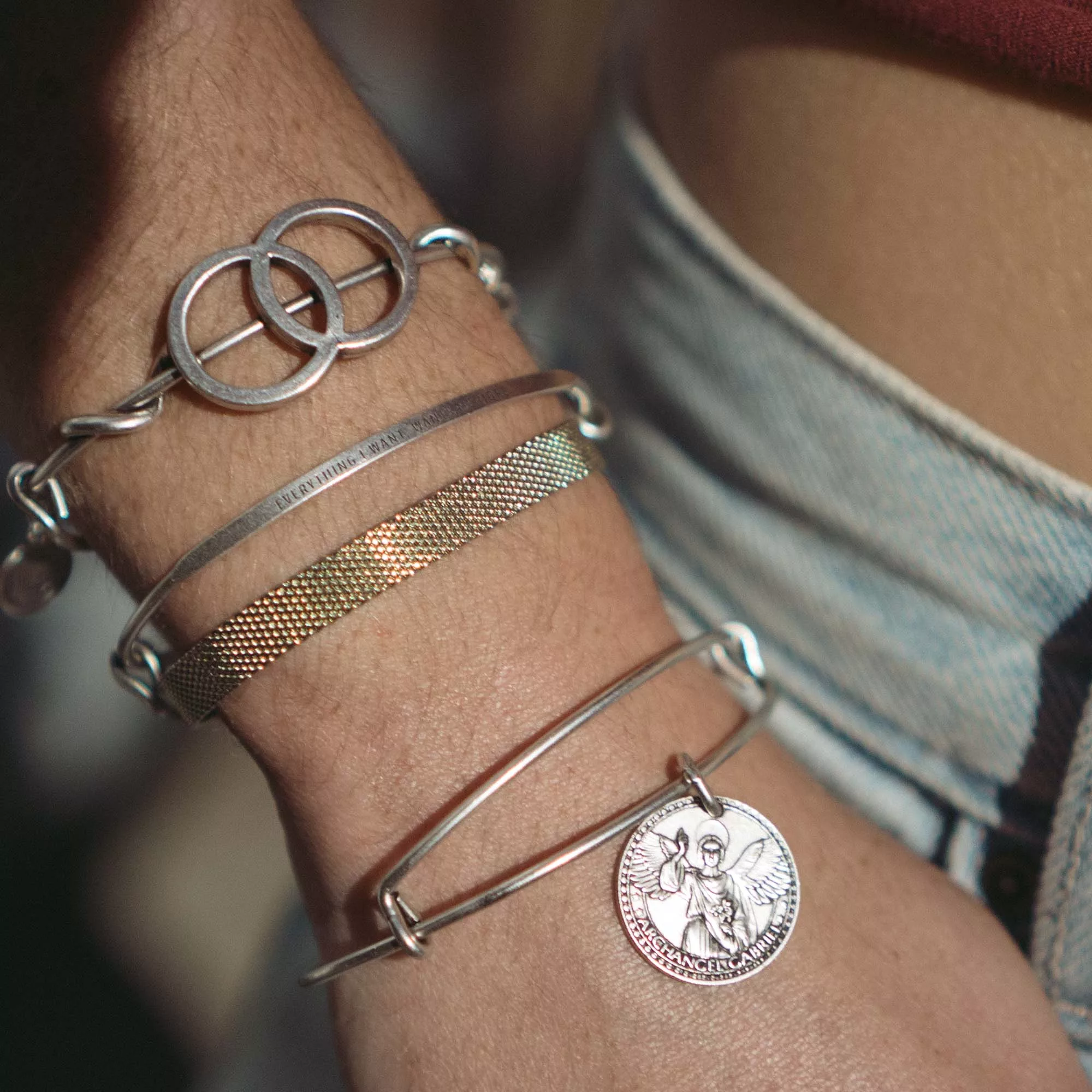 &LIVY Sacred Alignment Bracelet Stack — protection, freedom, and balance jewelry
