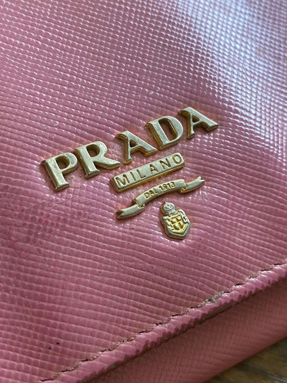 Prada Wallets Prada Saffiano Metal Long Wallet Pink