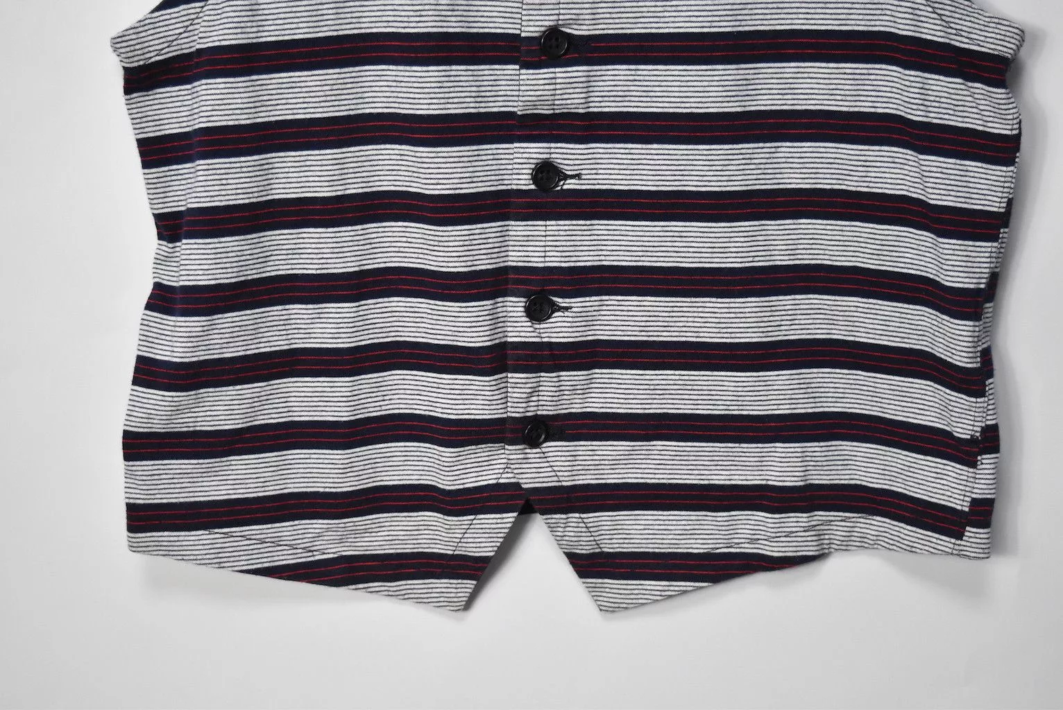 Engineered Garments Vests Engineered Garments × Nepenthes Engineered Garments/stripe gilet vest/23599 - 0504 50 Multi