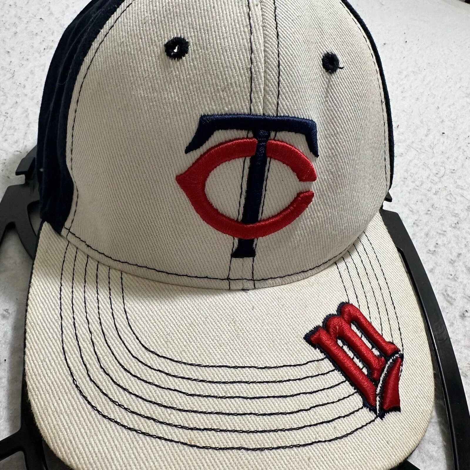 MLB Hats MLB Minnesota Twins Baseball Cap Embroidered Hat White