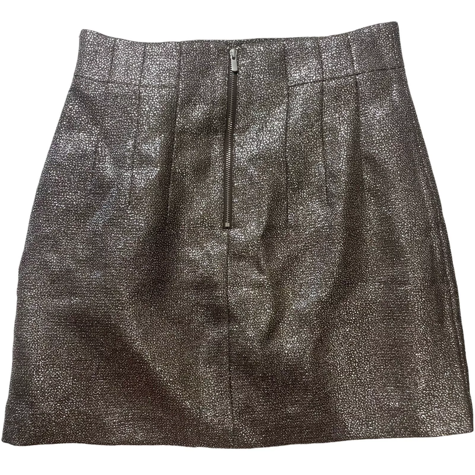 H&M Mini Skirts NWOT H&M Metallic Skirt Brown