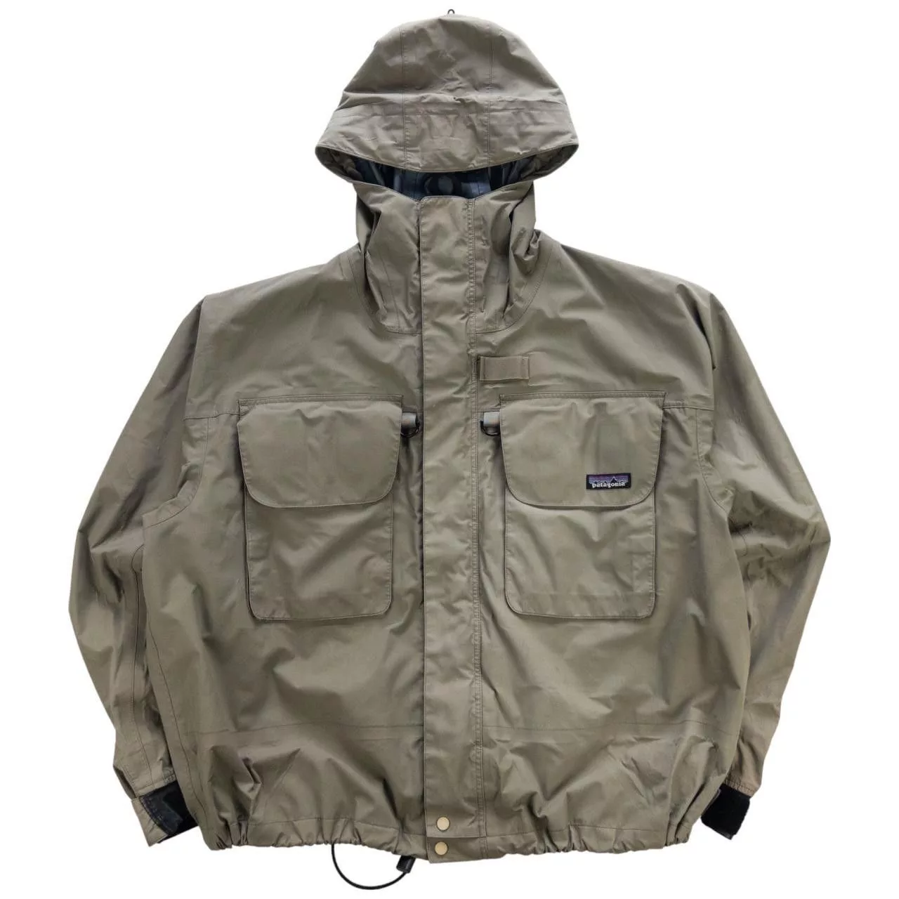 Patagonia Raincoats Vintage Patagonia Front Pocket Rain Coat Size L Brown