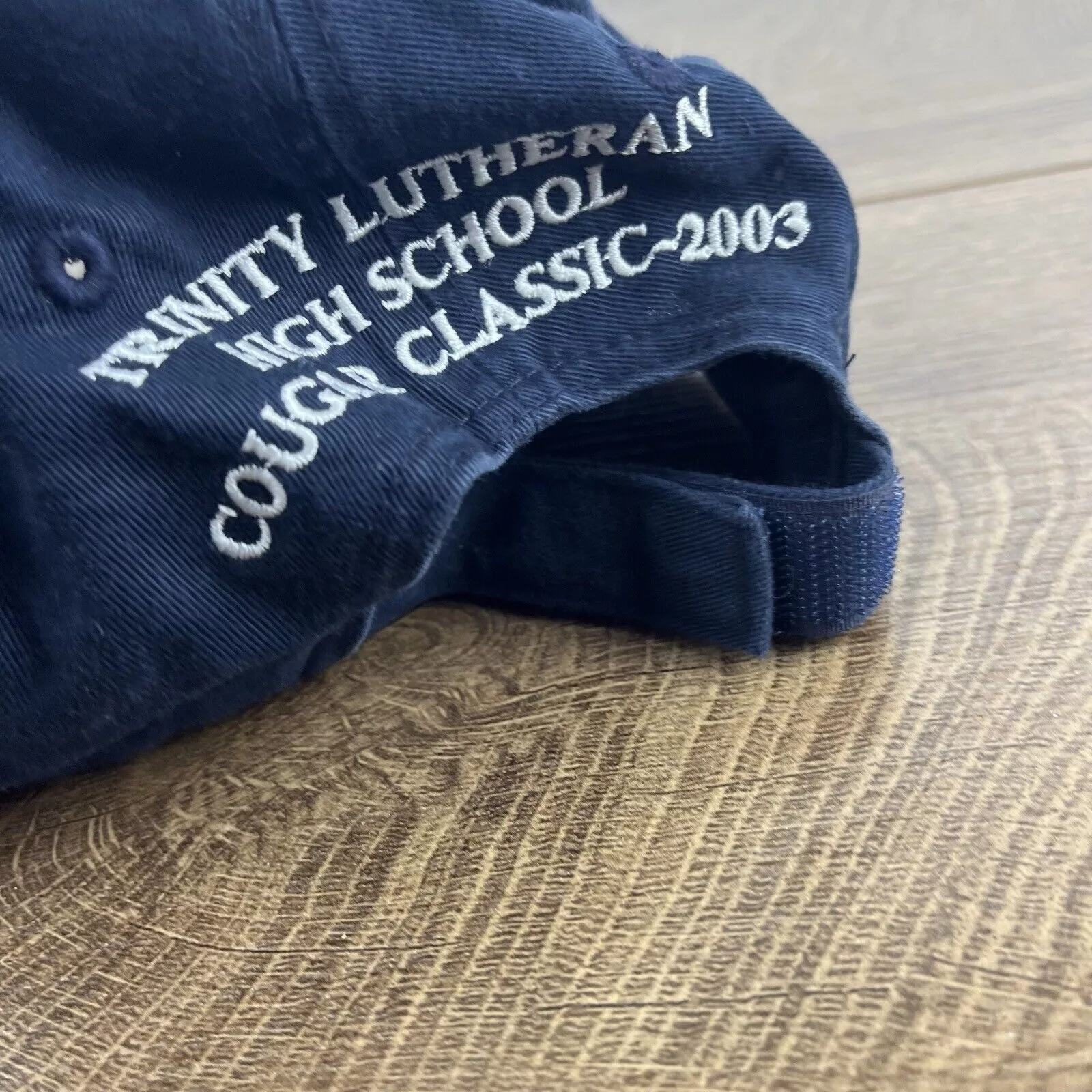 Other Hats Other Trinity Lutheran High School Hat Blue Adjustable Hat Cougar