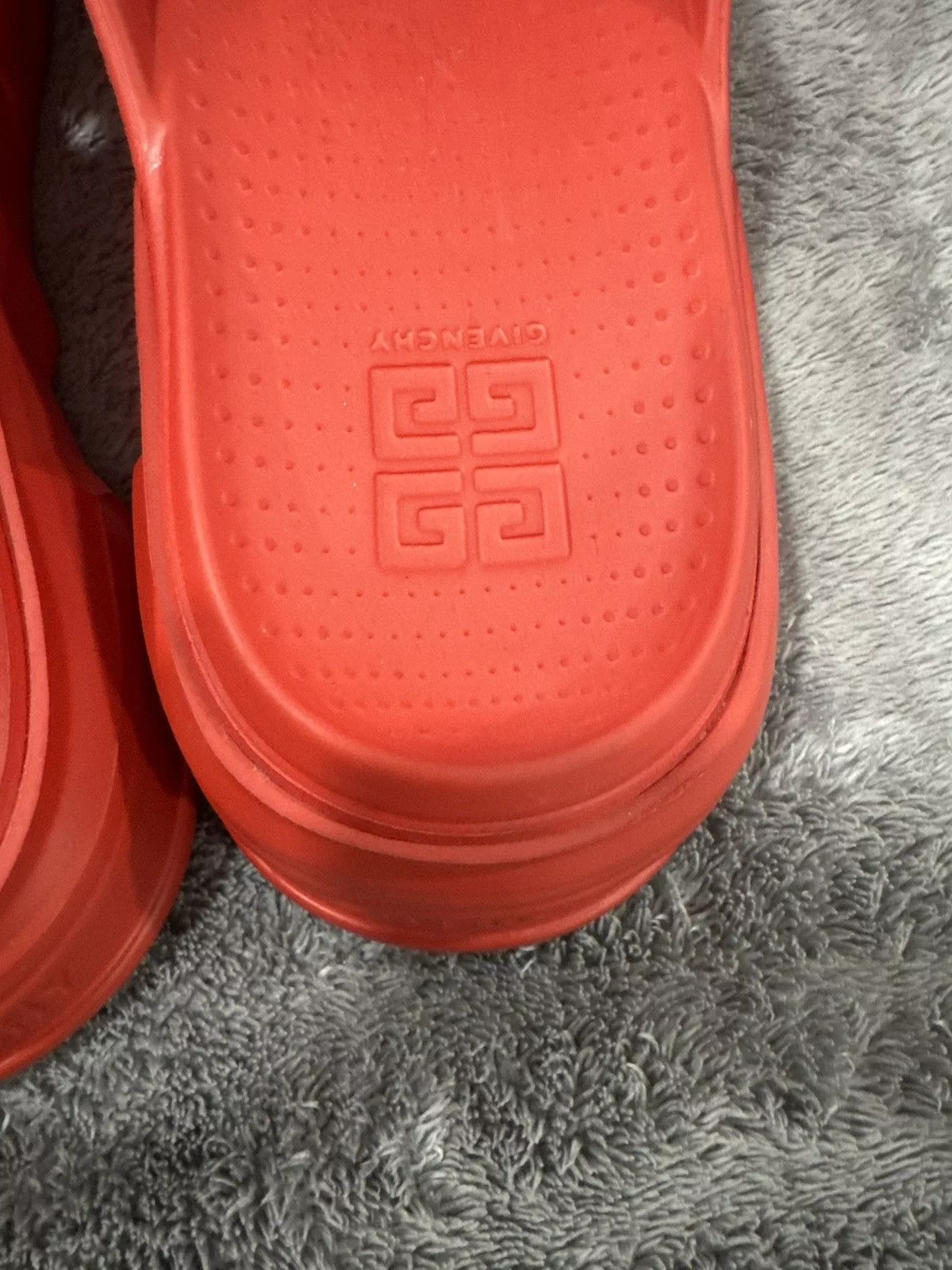 Givenchy Sandals Givenchy Marshmallow Slider Sandal- Red