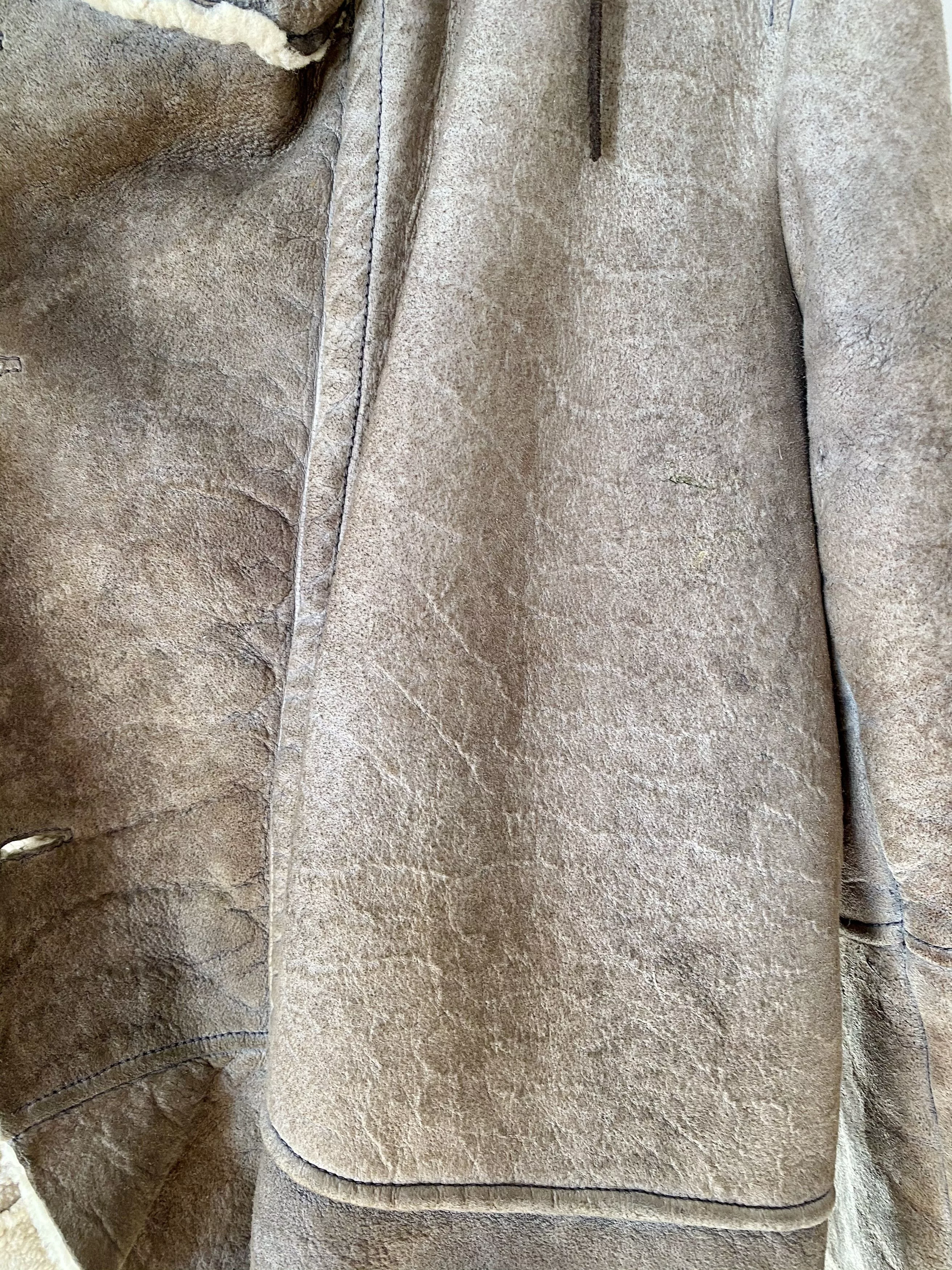 Giorgio Brato Heavy Coats GIORGIO BRATO Solf Leather Coat Beige