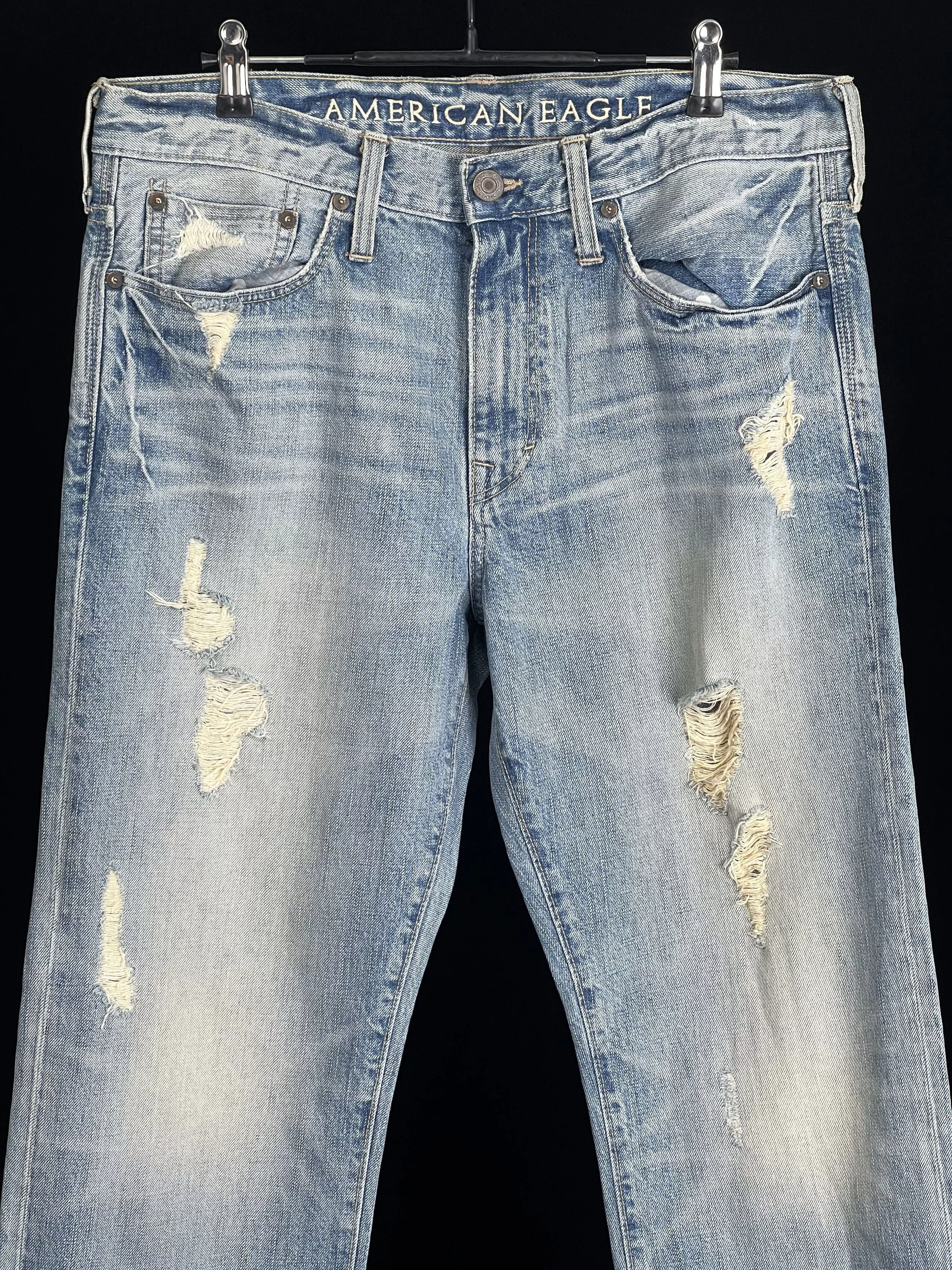 American Eagle Outfitters Denim American Eagle Outfitters Light Wash Bootcut Jeans Jambe Semi-evasee Denim Blue