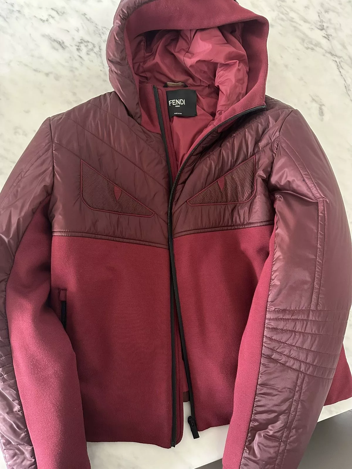 Fendi Light Jackets Fendi Down jacket - Bug eyes Red