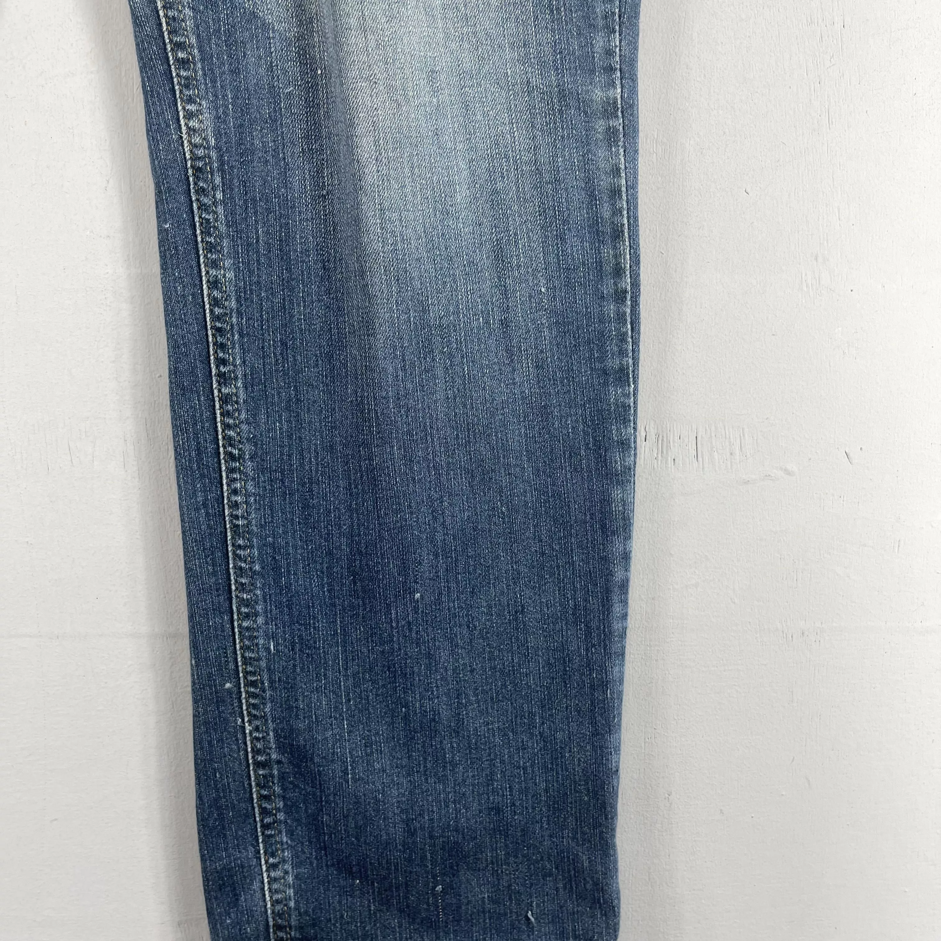 Levi's Denim Levi's Size 39 Vintage Levis Signature Distressed Reconstruct Jeans Blue Streetwear