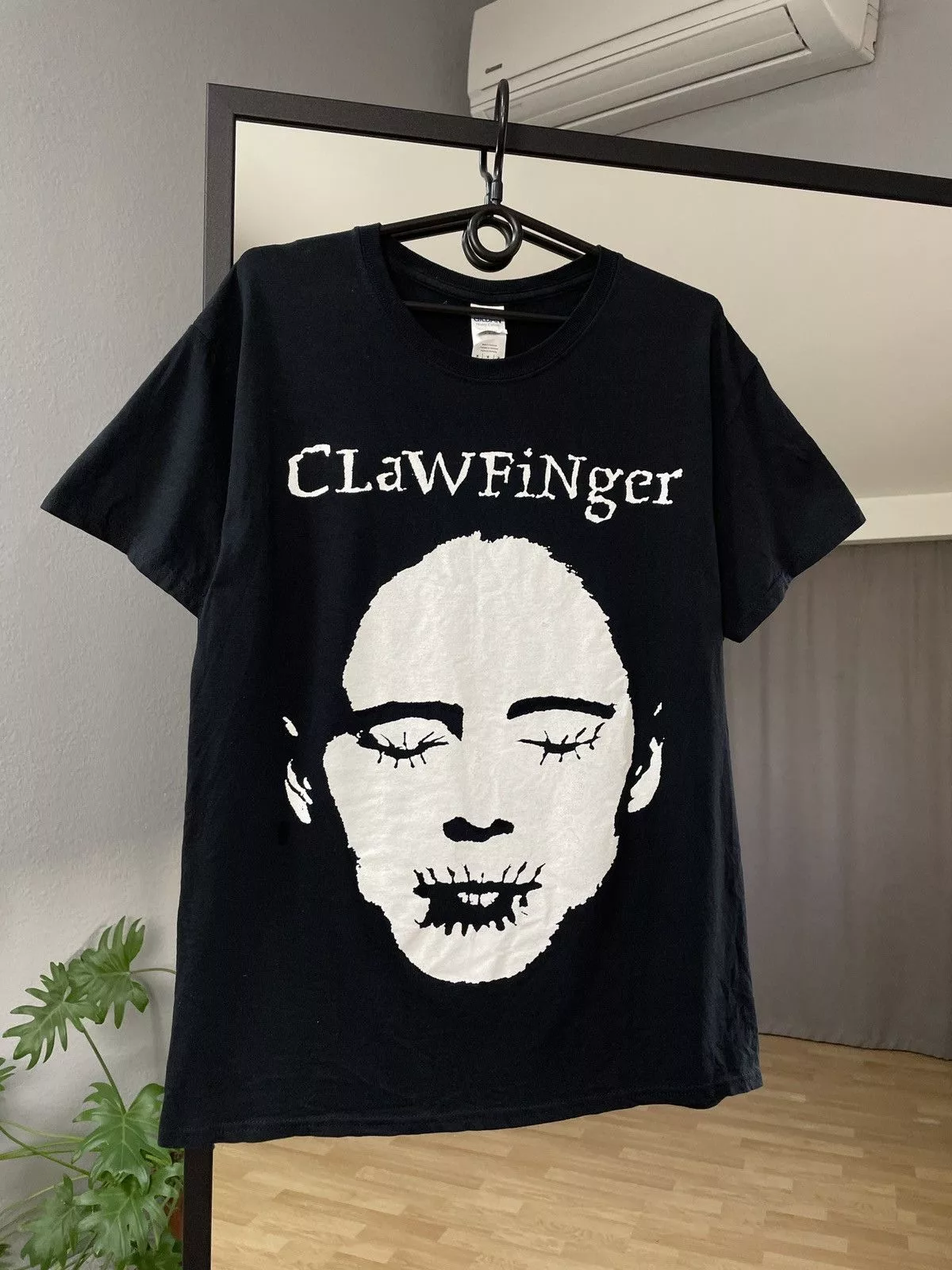 Band Tees Long Sleeve T Shirts Band Tees × Pink Floyd × Vintage Vintage Clawfinger Deaf Dumb Blind T-shirt Black