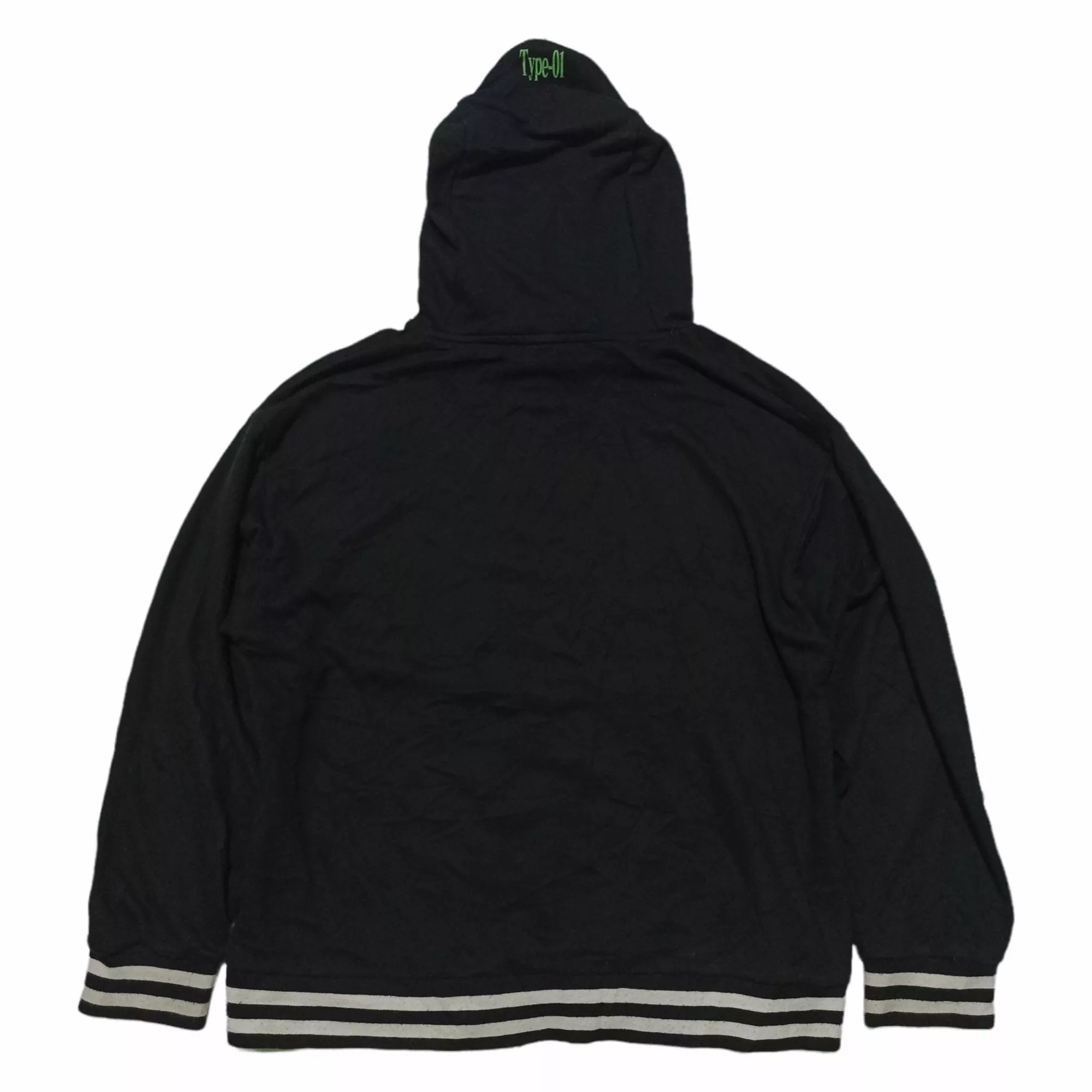 Anime Sweatshirts Hoodies Anime × Cartoon Network Vintage Evangelion Neon Genesis Type-01 Hoodie Black