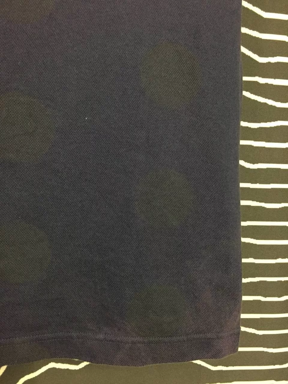 Engineered Garments Polos Engineered Garments × Japanese Brand × Uniqlo Engineered Garments x Uniqlo Pique Printed Polo Tee Blue